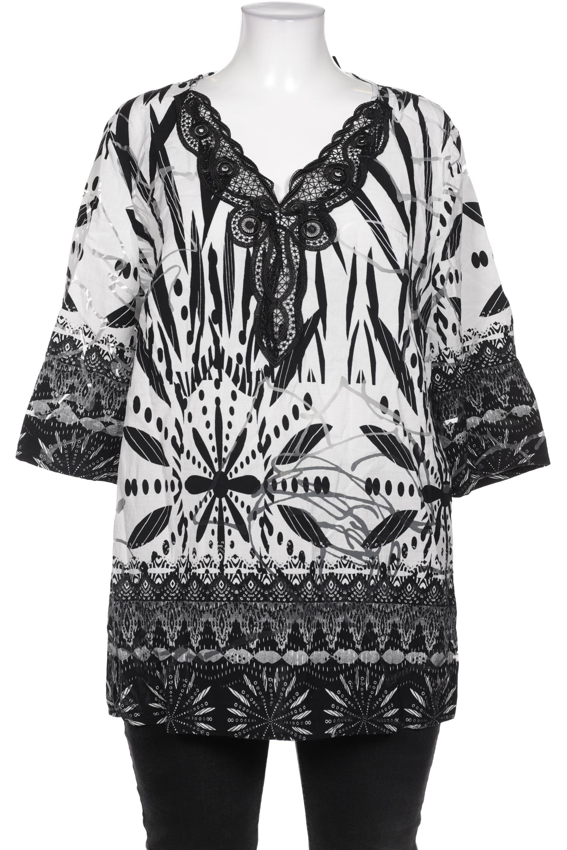 

Peter Hahn Damen Bluse, schwarz, Gr. 48