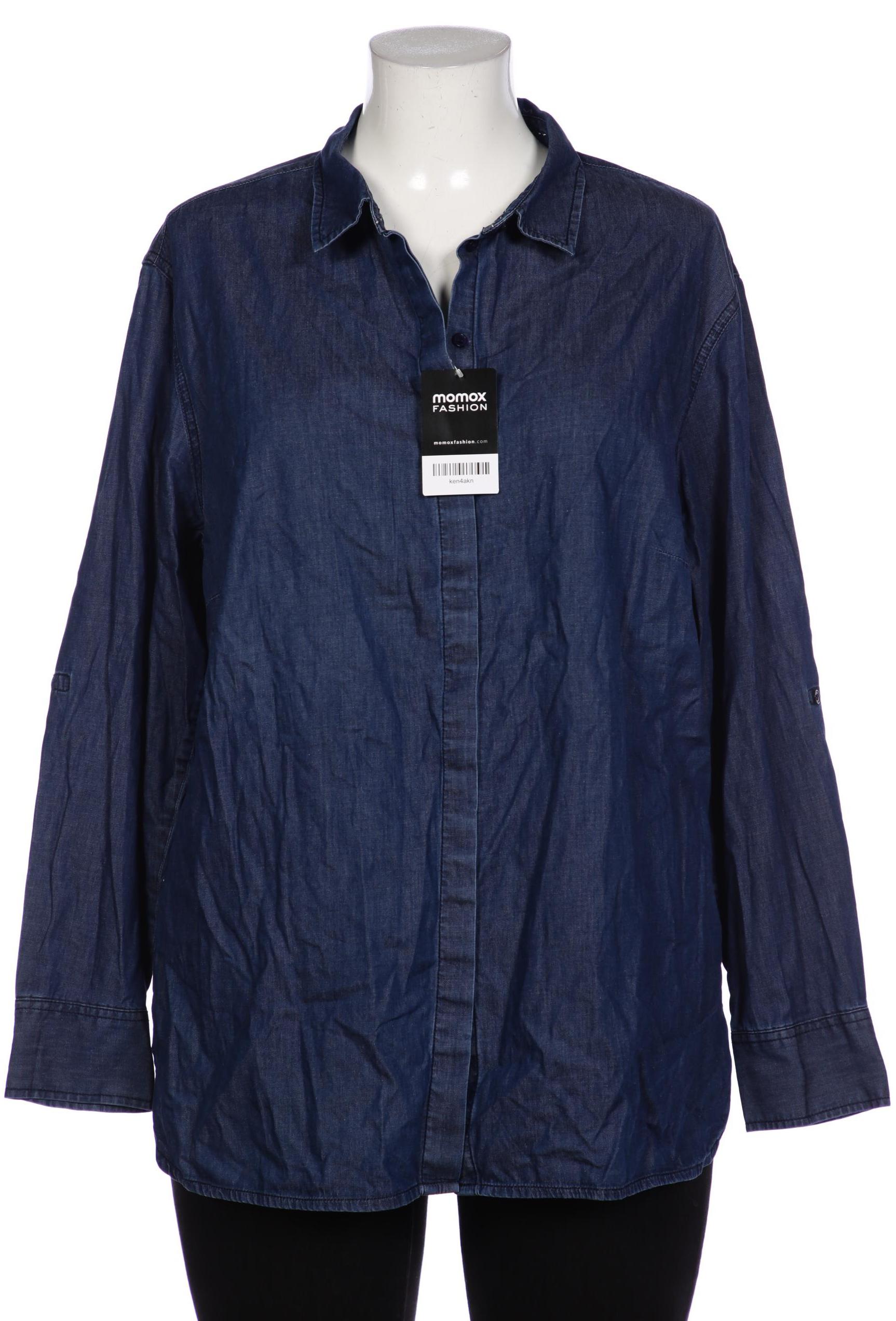 

Peter Hahn Damen Bluse, marineblau, Gr. 48