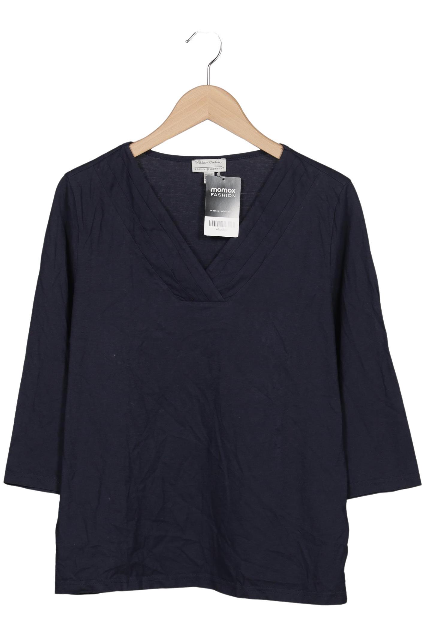 

Peter Hahn Damen Langarmshirt, marineblau, Gr. 42