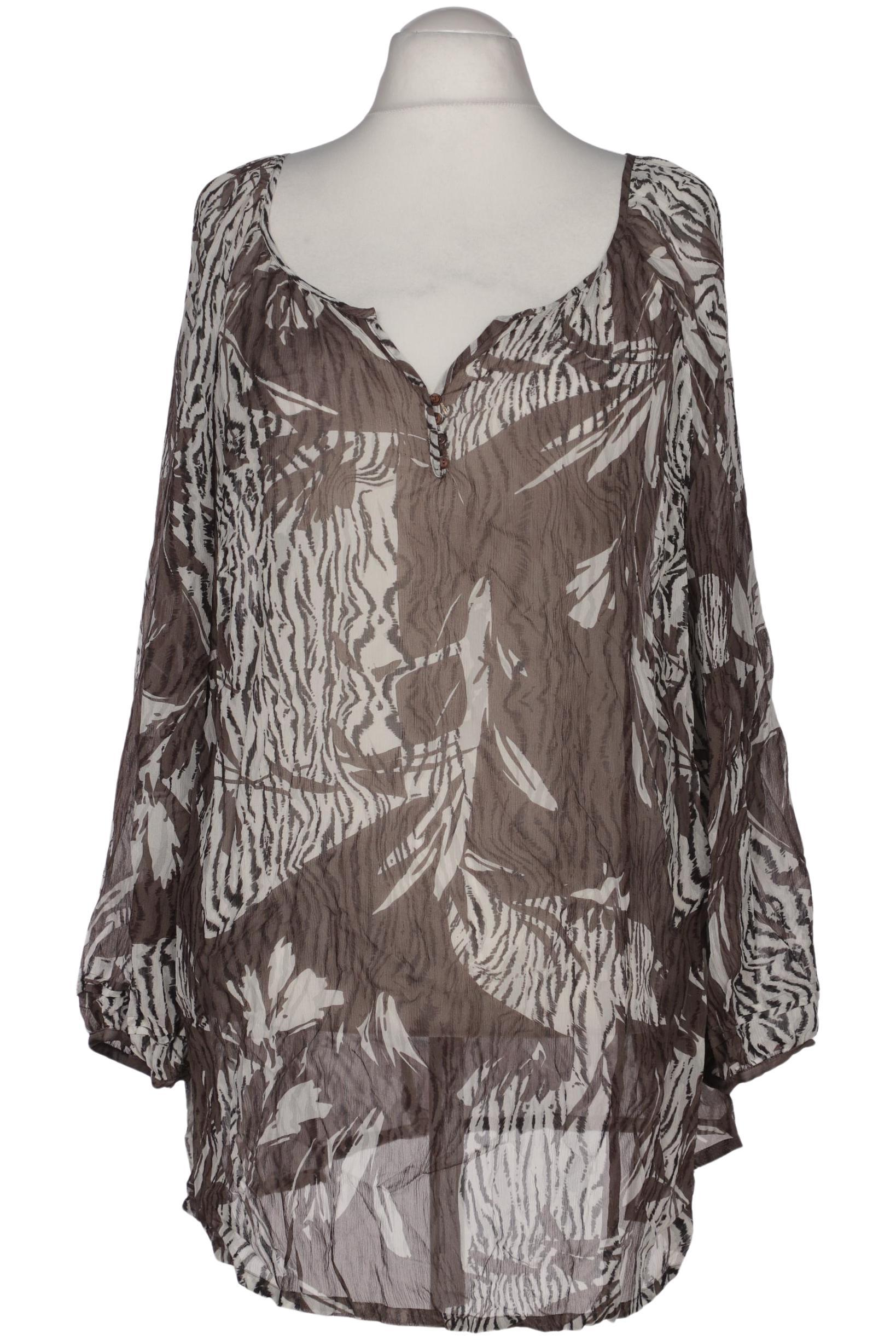 

Peter Hahn Damen Bluse, braun, Gr. 54