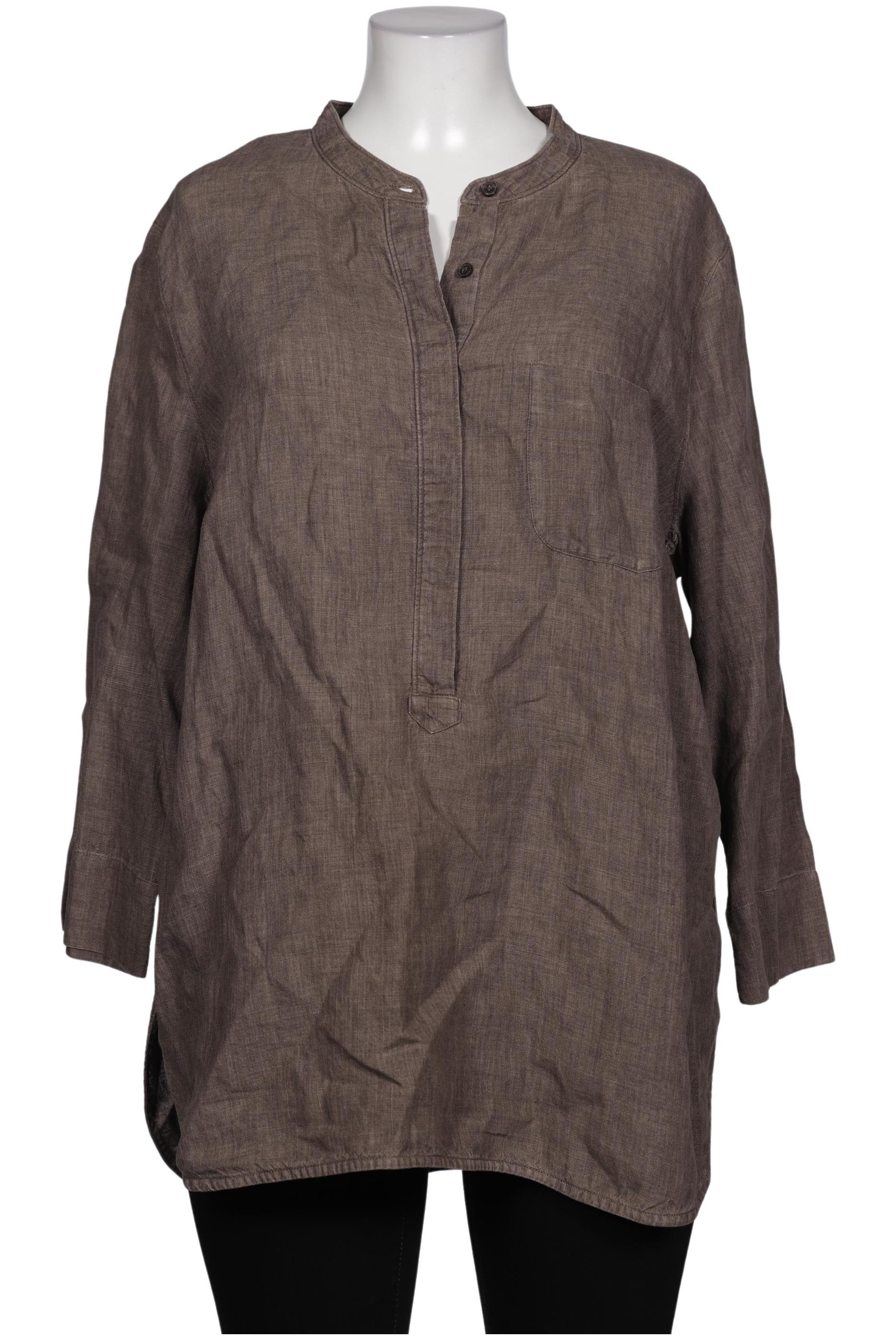 

Peter Hahn Damen Bluse, braun, Gr. 50