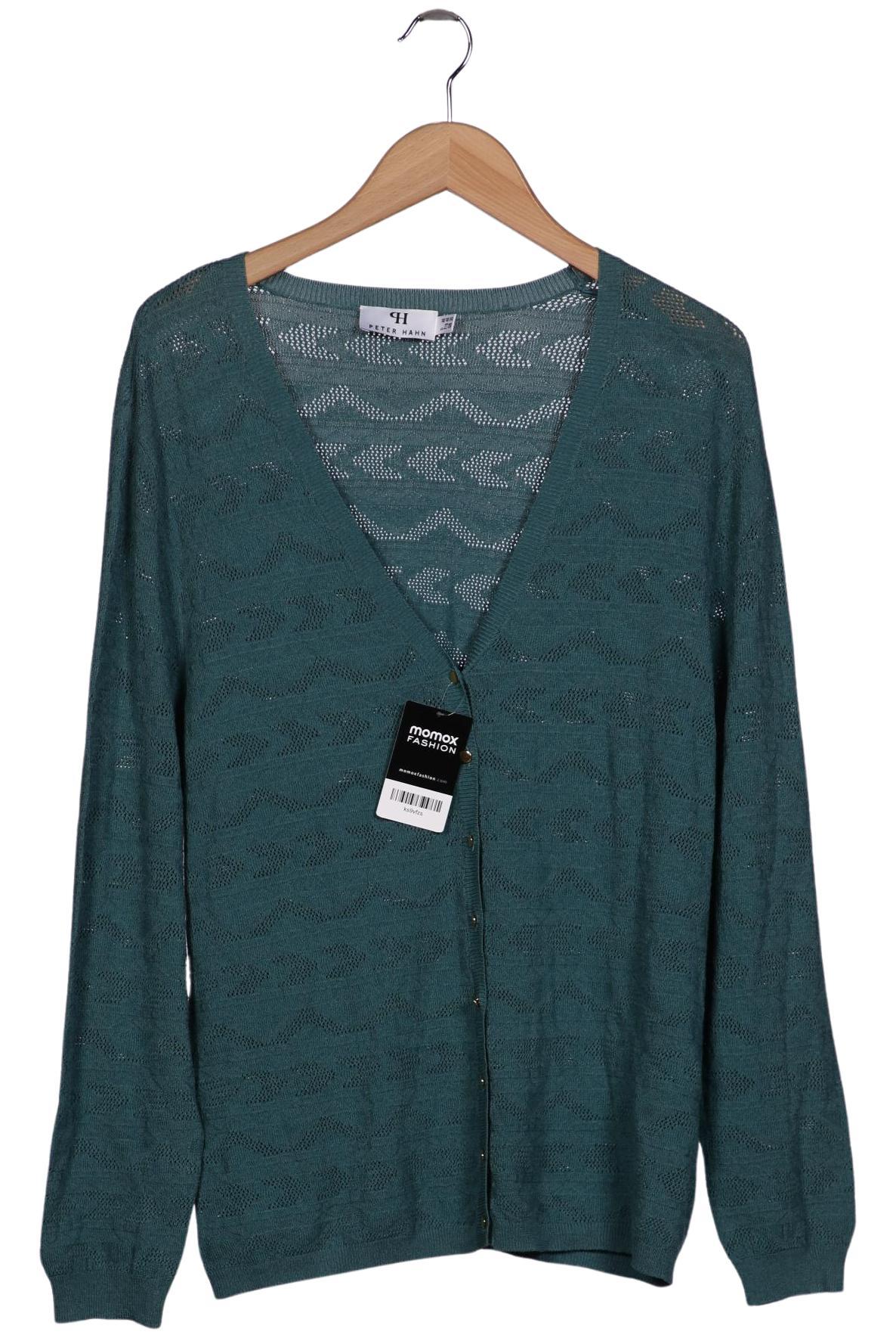 

Peter Hahn Damen Strickjacke, türkis, Gr. 46