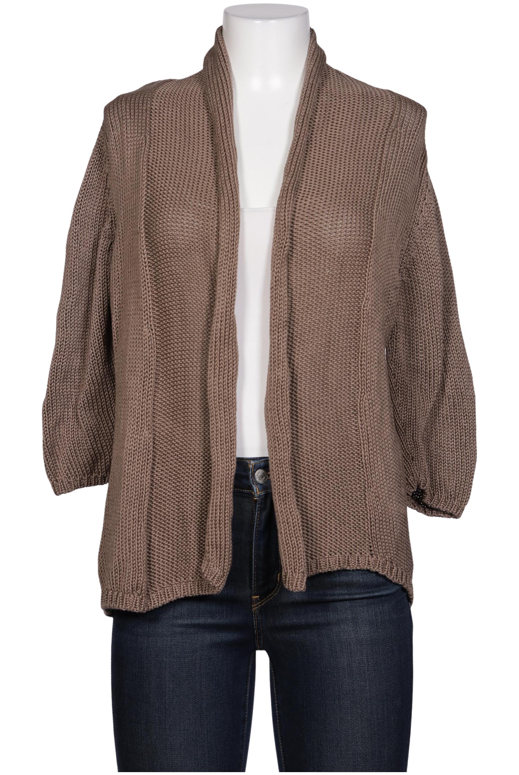

Peter Hahn Damen Strickjacke, braun, Gr. 42