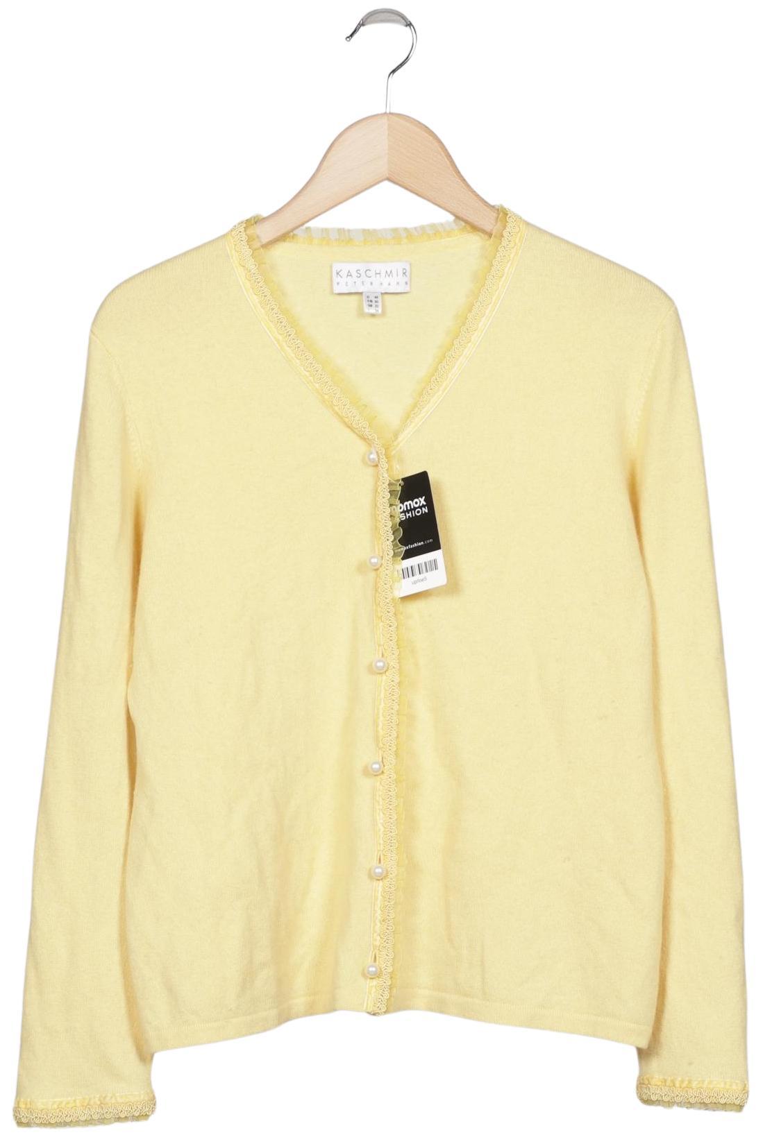 

Peter Hahn Damen Strickjacke, gelb, Gr. 48