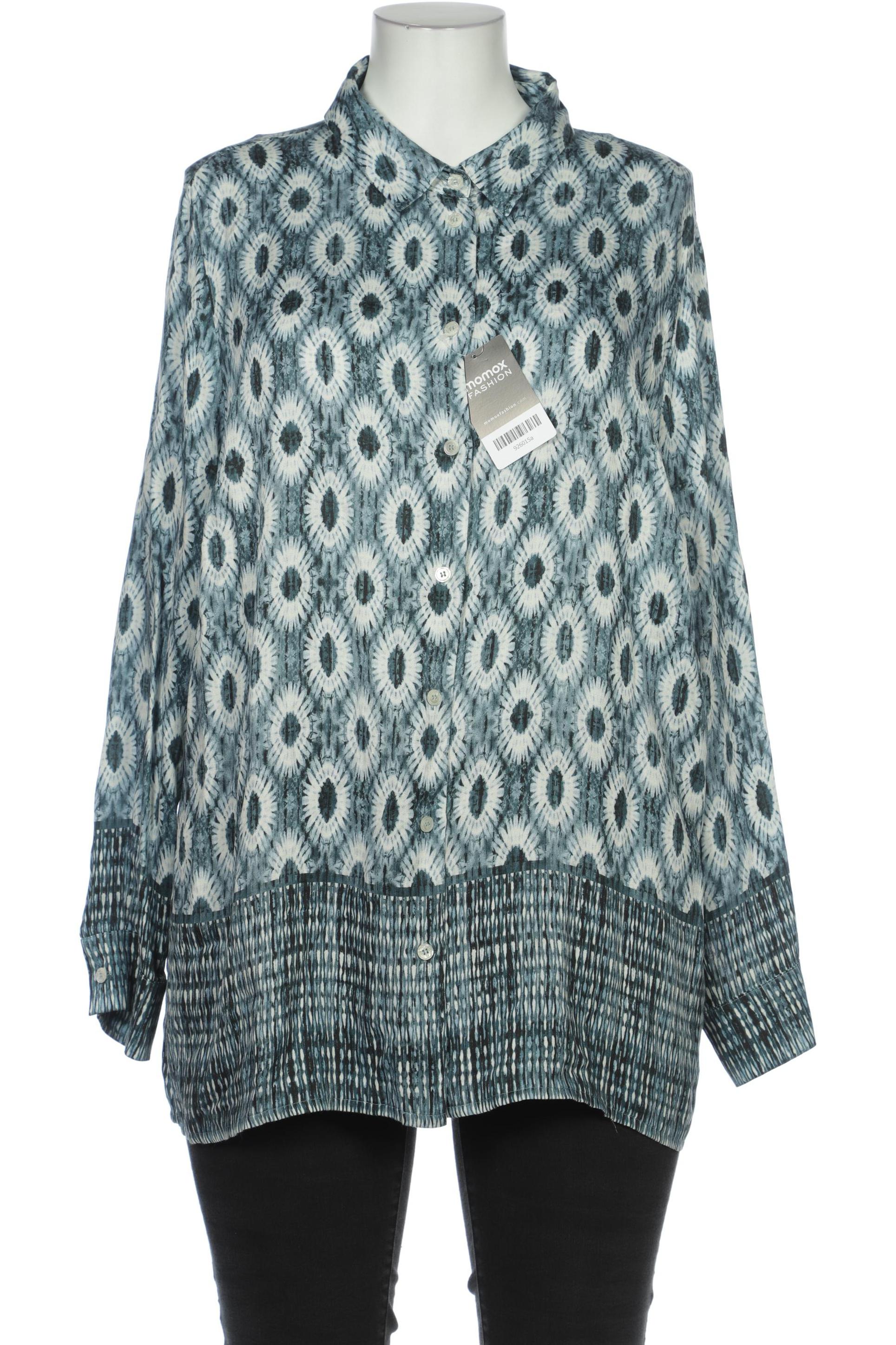 

Peter Hahn Damen Bluse, blau, Gr. 52