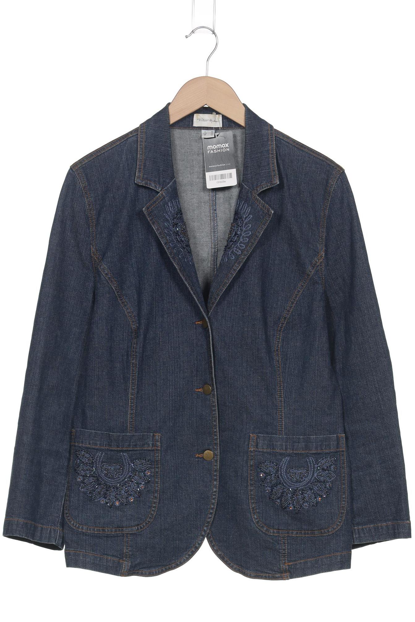 

Peter Hahn Damen Jacke, marineblau, Gr. 46