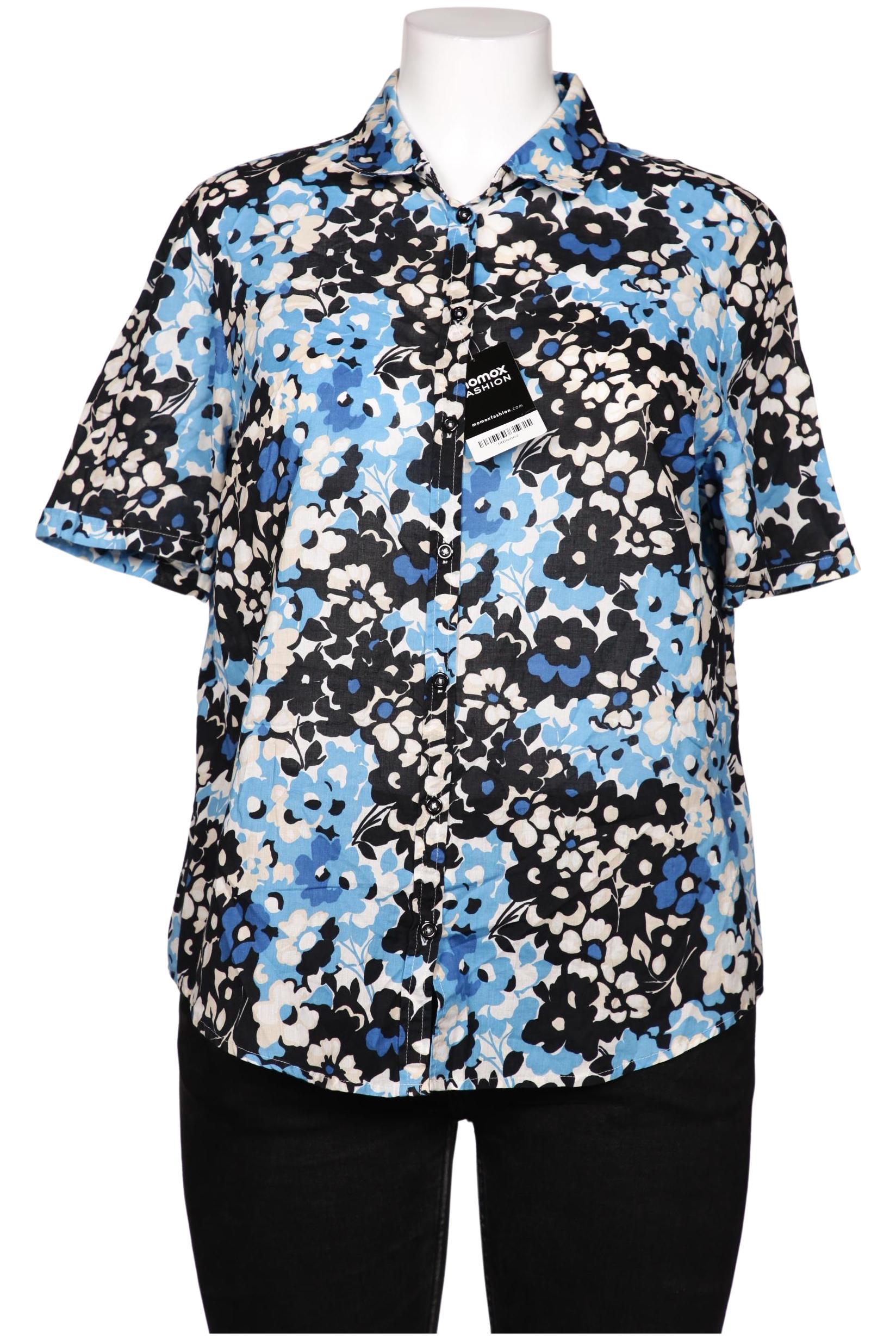 

Peter Hahn Damen Bluse, blau, Gr. 46