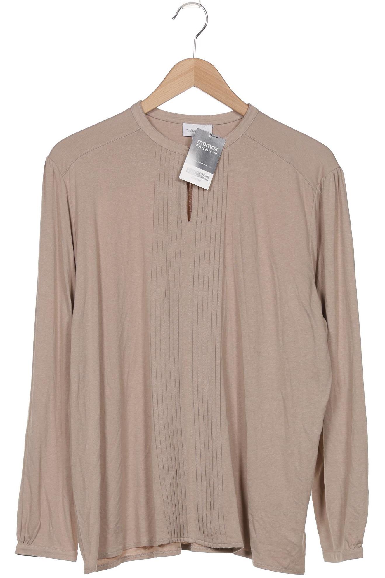 

Peter Hahn Damen Langarmshirt, beige, Gr. 50