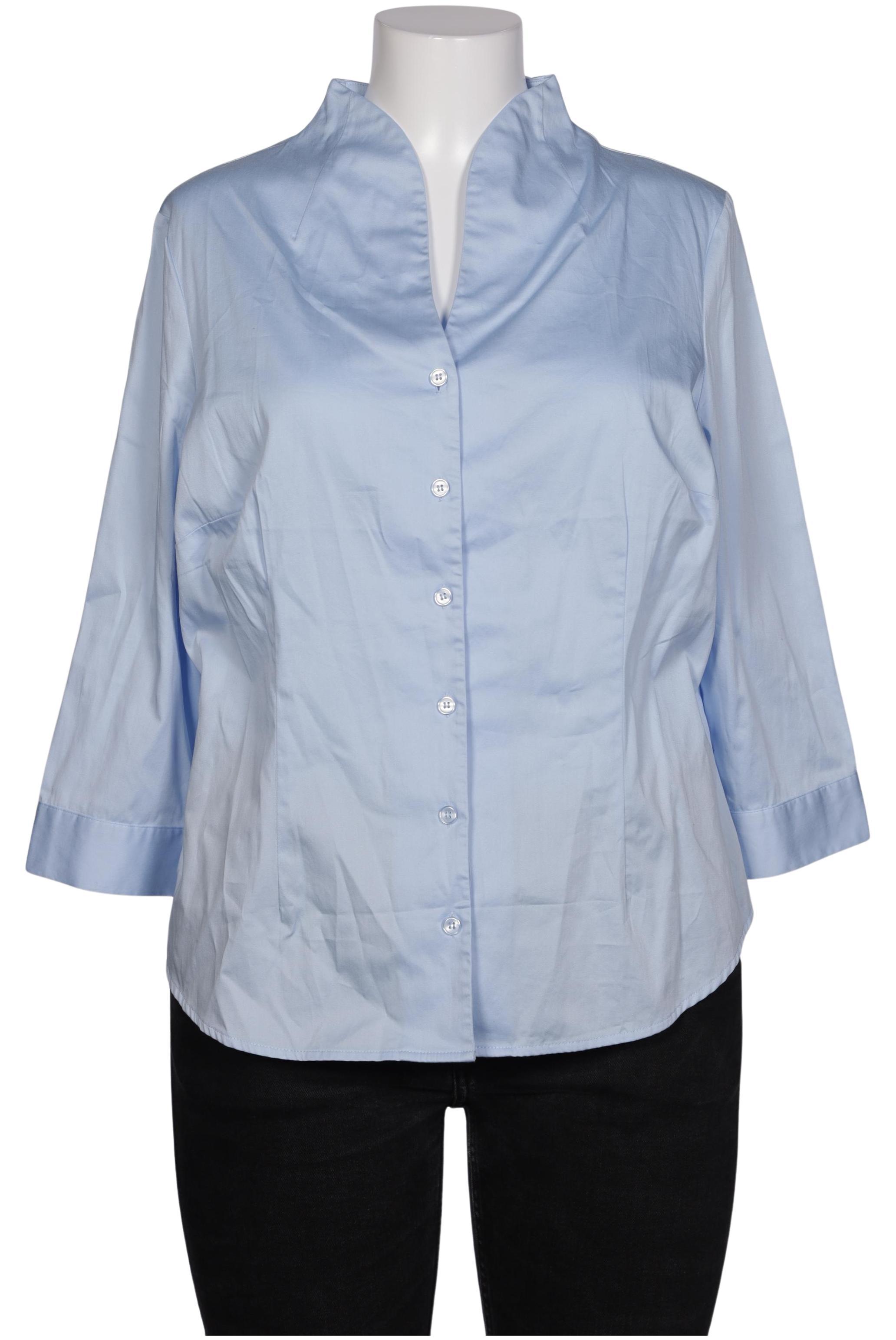 

Peter Hahn Damen Bluse, blau, Gr. 44
