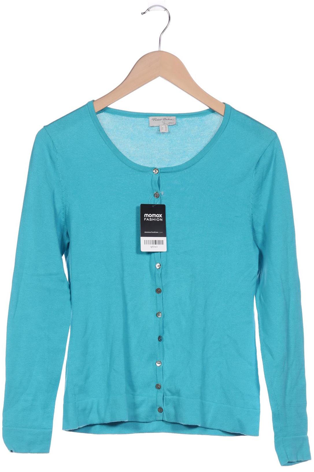 

Peter Hahn Damen Strickjacke, türkis, Gr. 36