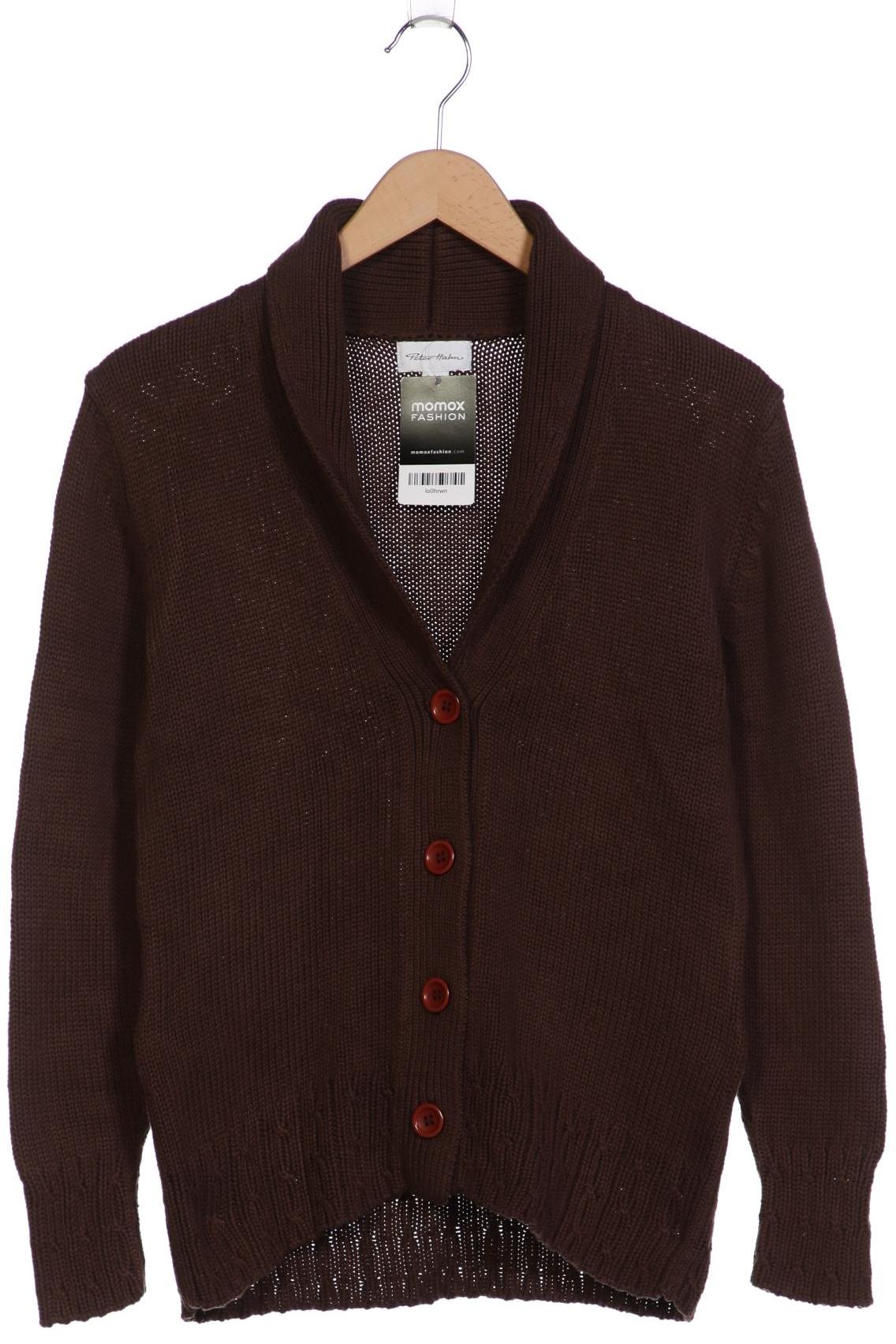 

Peter Hahn Damen Strickjacke, braun, Gr. 38
