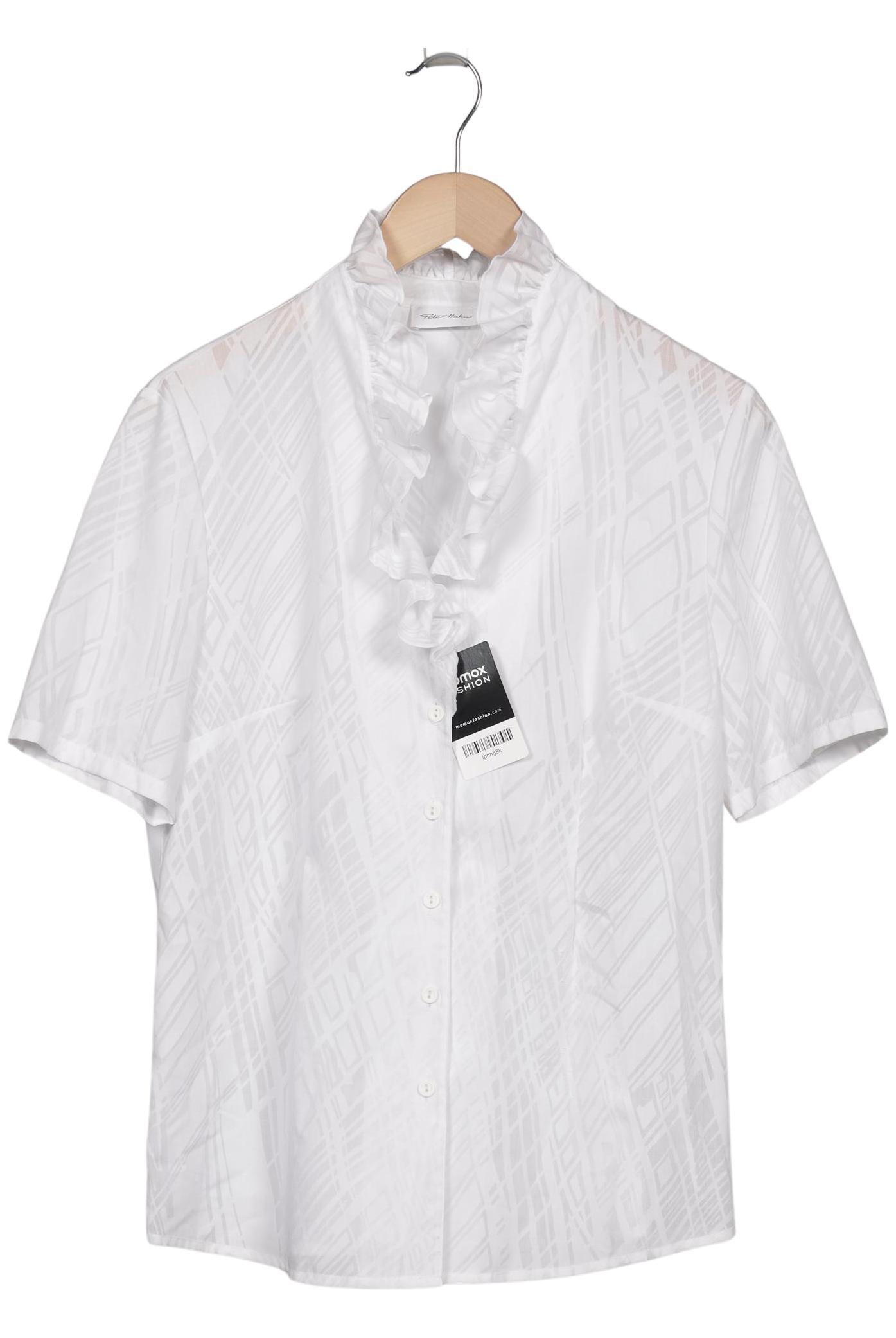 

Peter Hahn Damen Bluse, weiß, Gr. 42