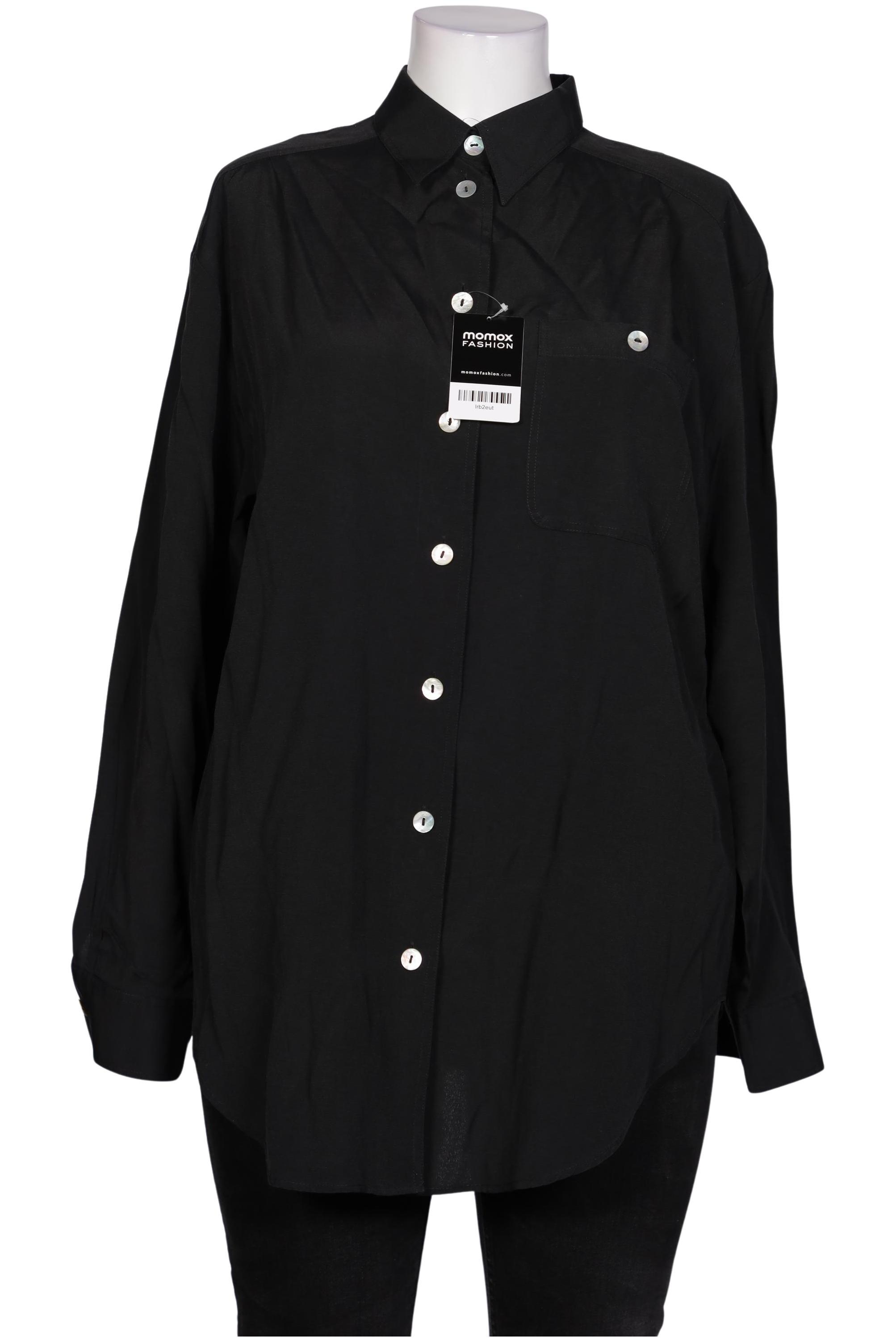 

Peter Hahn Damen Bluse, schwarz, Gr. 46