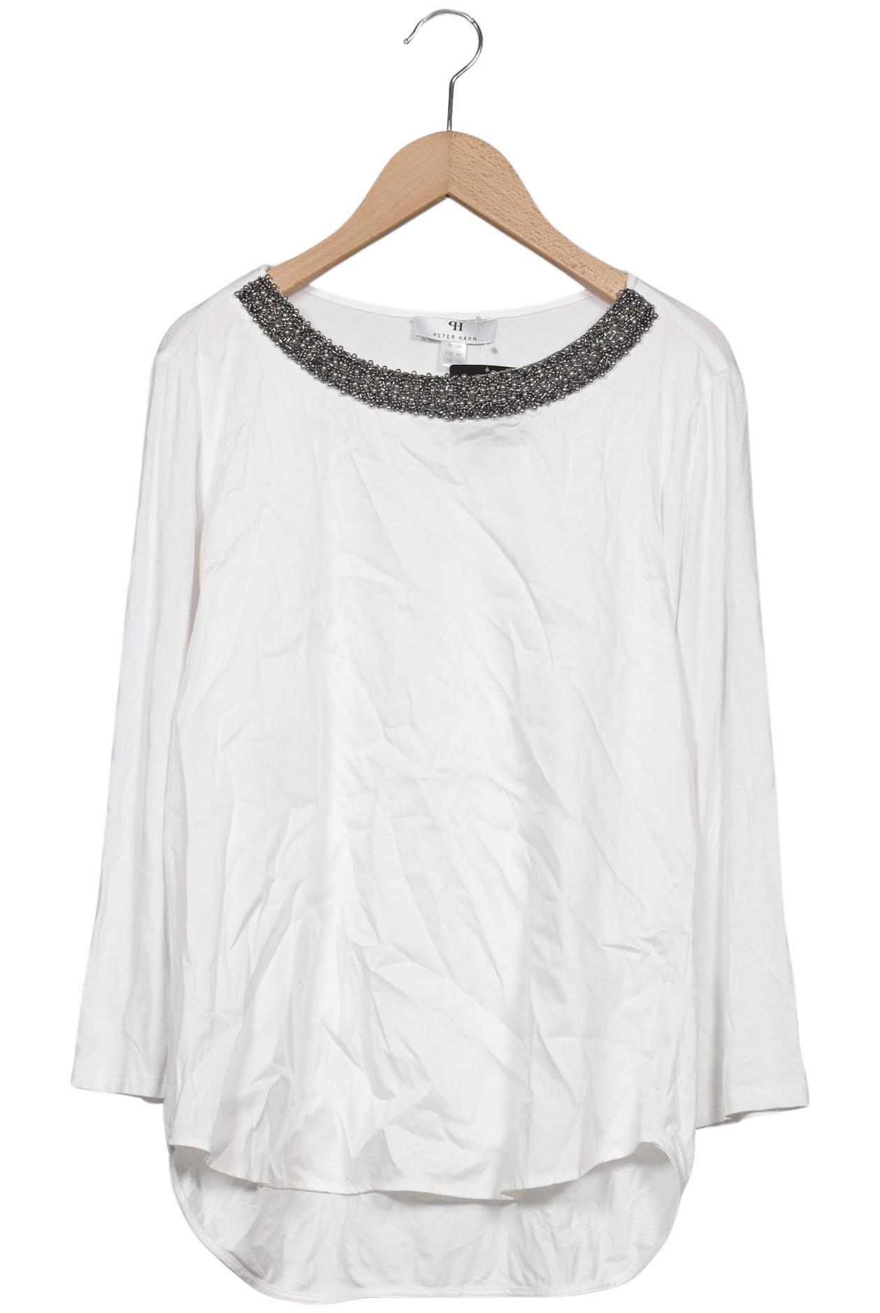 

Peter Hahn Damen Langarmshirt, weiß, Gr. 38