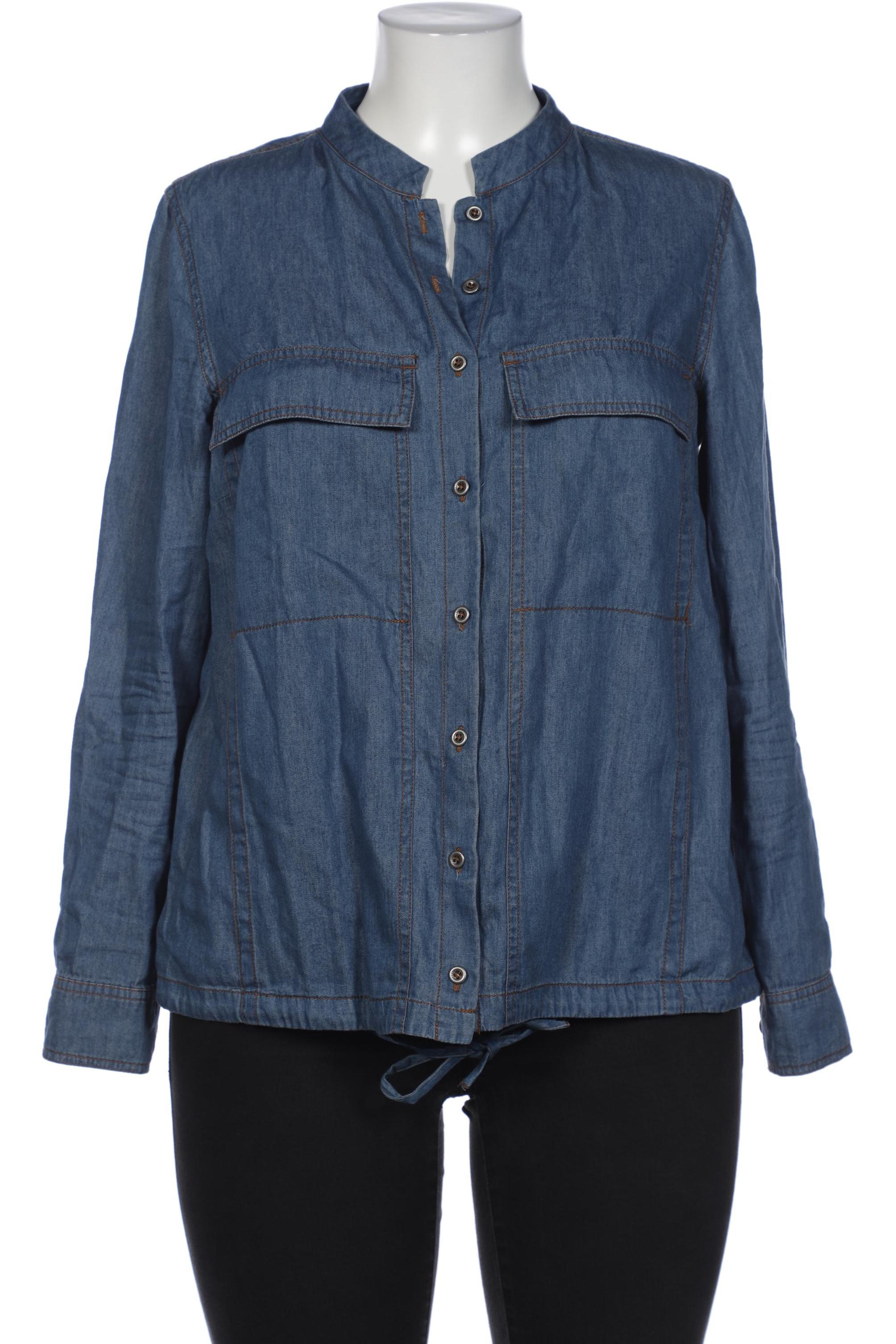 

Peter Hahn Damen Bluse, blau, Gr. 46