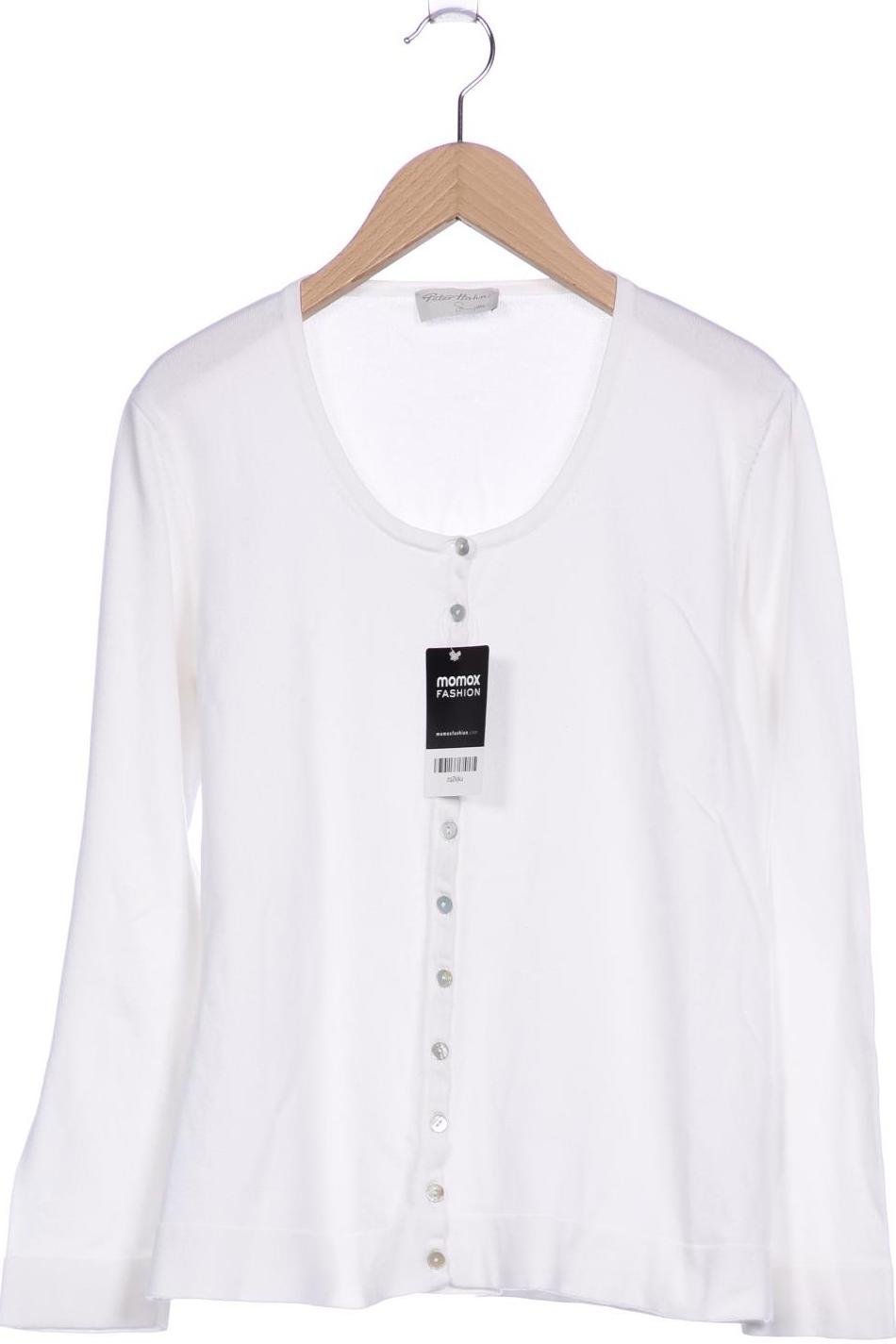 

Peter Hahn Damen Strickjacke, weiß, Gr. 42