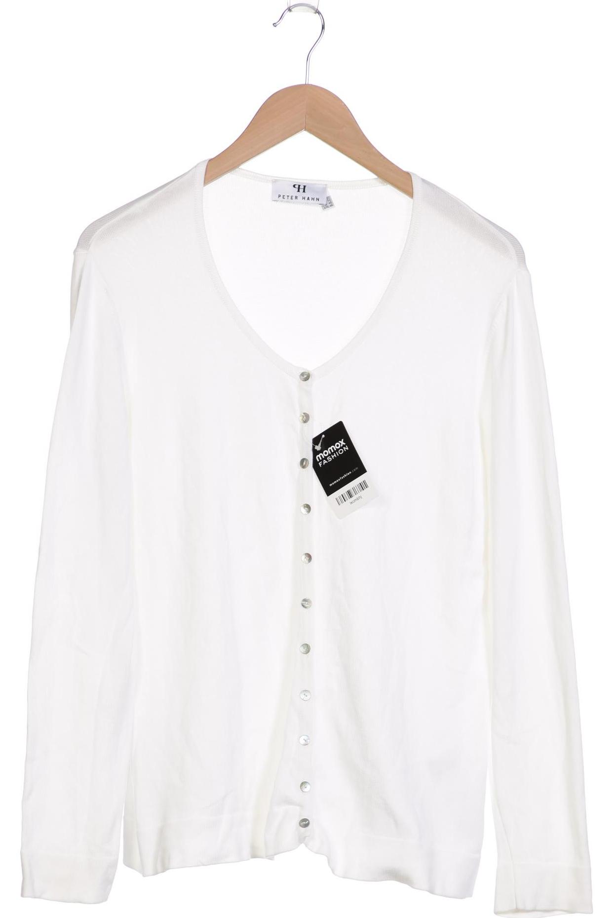 

Peter Hahn Damen Strickjacke, weiß, Gr. 46