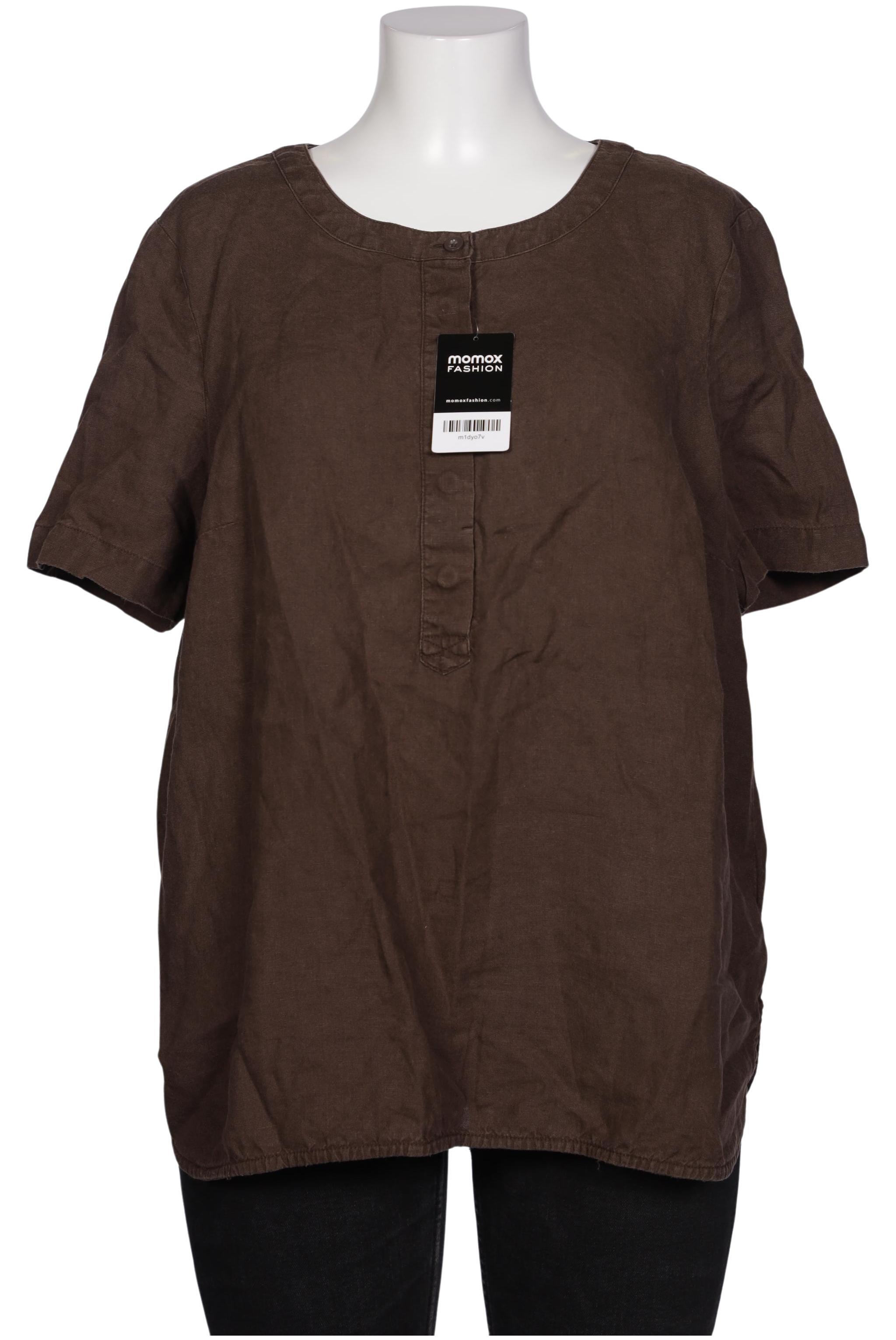 

Peter Hahn Damen Bluse, braun, Gr. 48