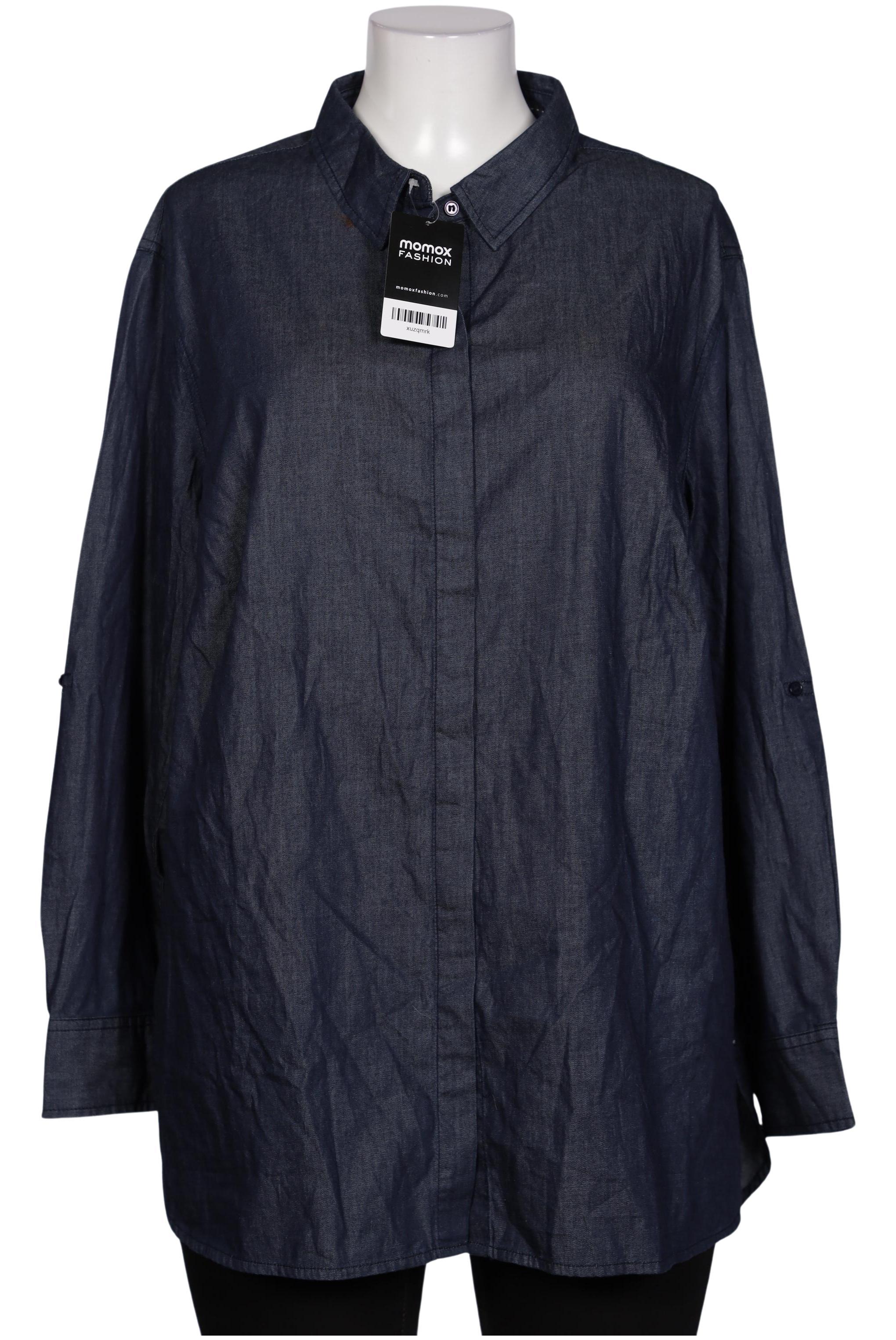 

Peter Hahn Damen Bluse, marineblau, Gr. 52