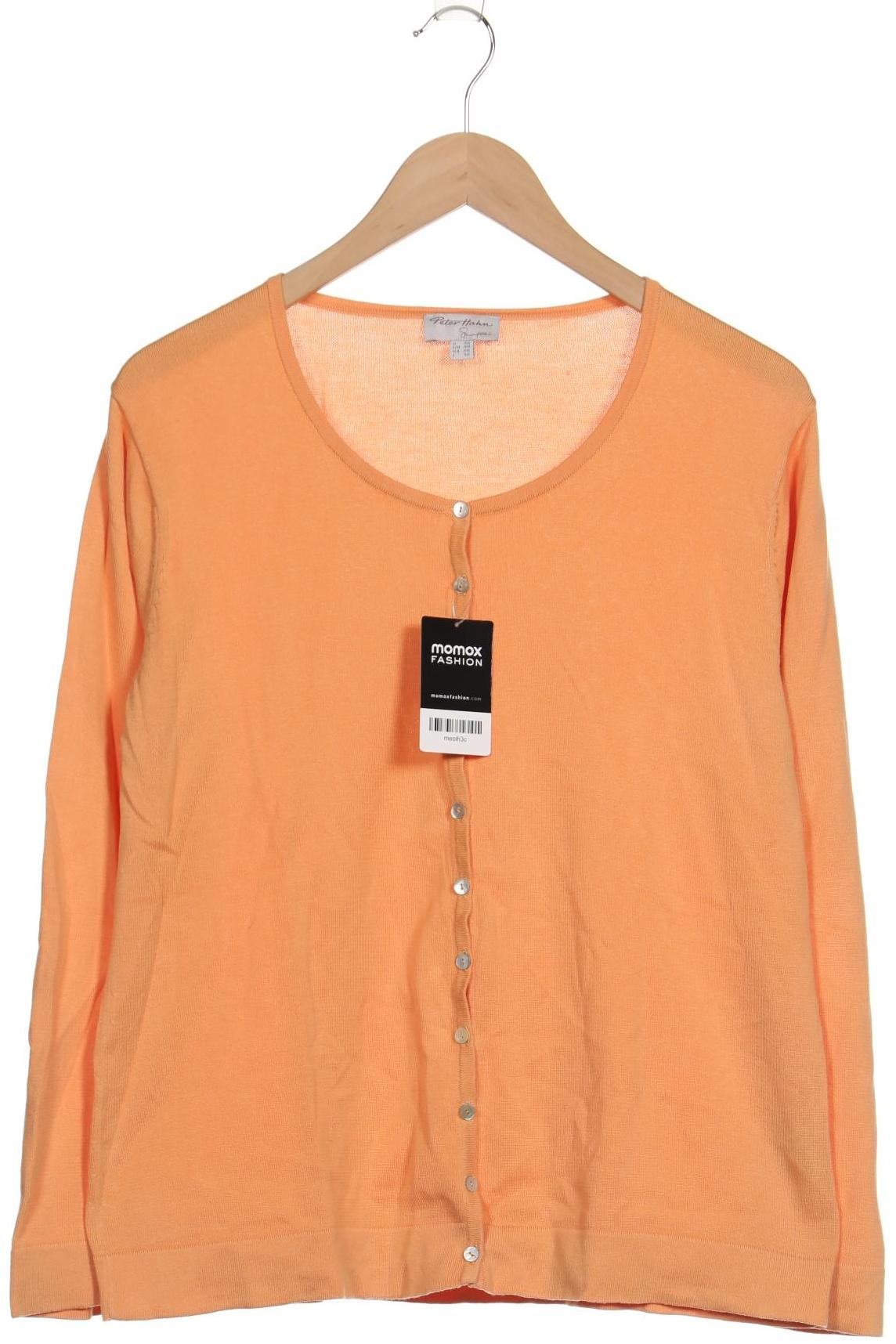 

Peter Hahn Damen Strickjacke, orange, Gr. 46