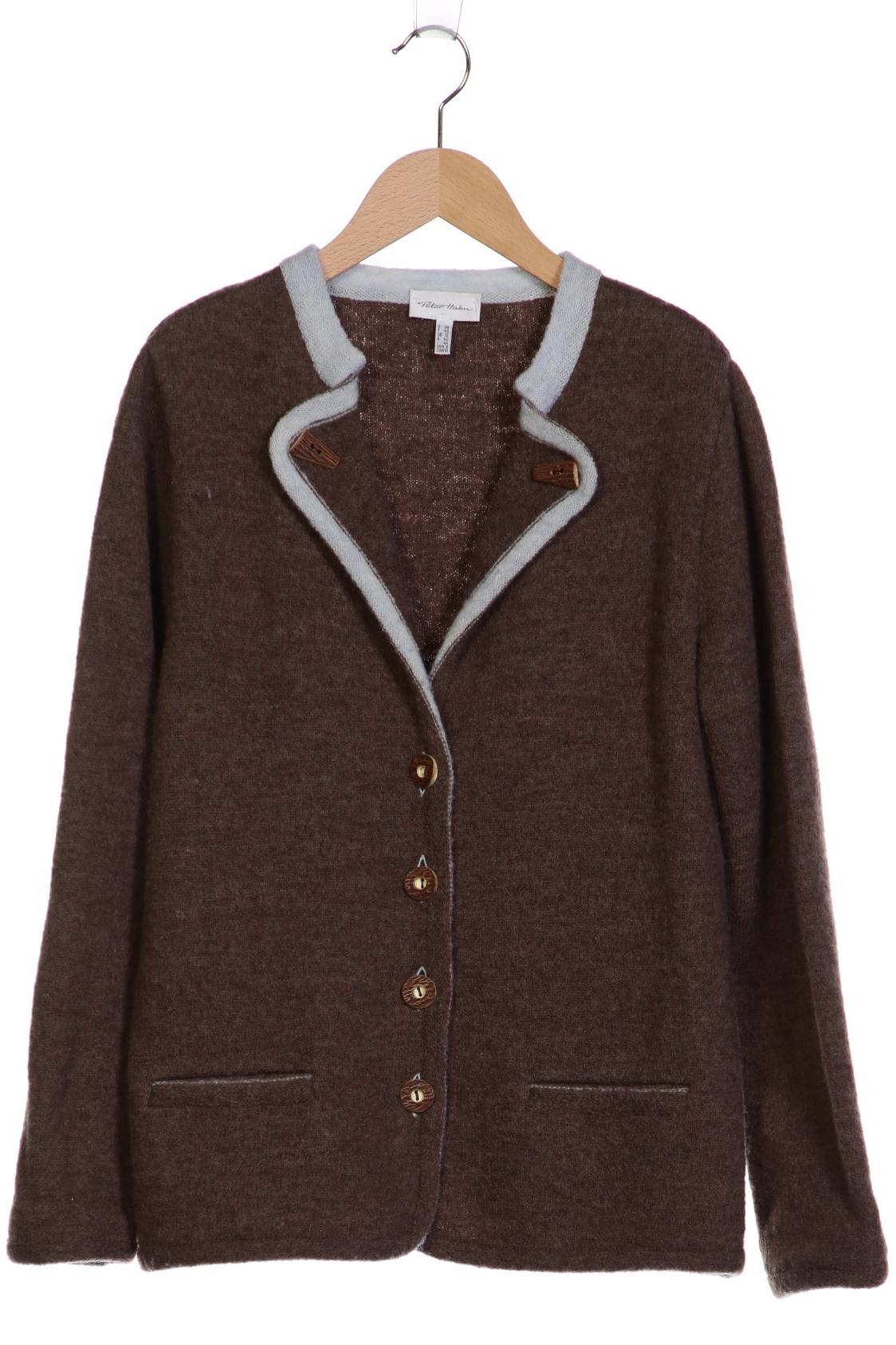 

Peter Hahn Damen Strickjacke, braun, Gr. 38