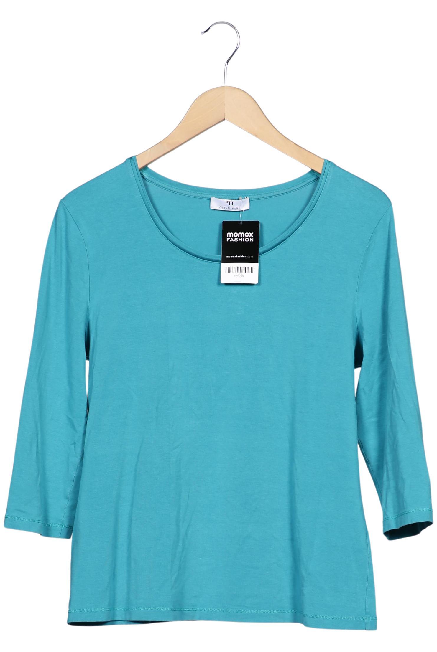 

Peter Hahn Damen Langarmshirt, türkis, Gr. 42