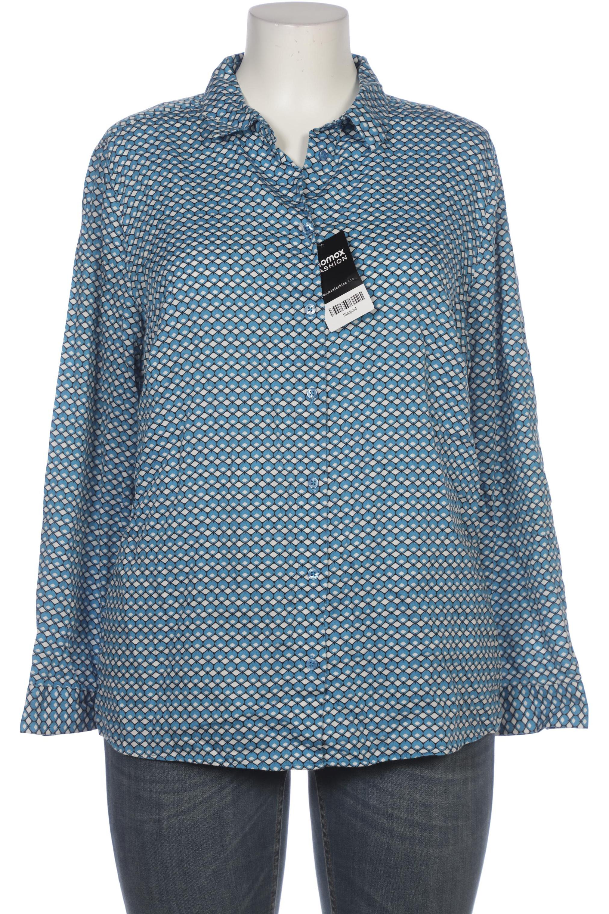 

Peter Hahn Damen Bluse, blau, Gr. 46