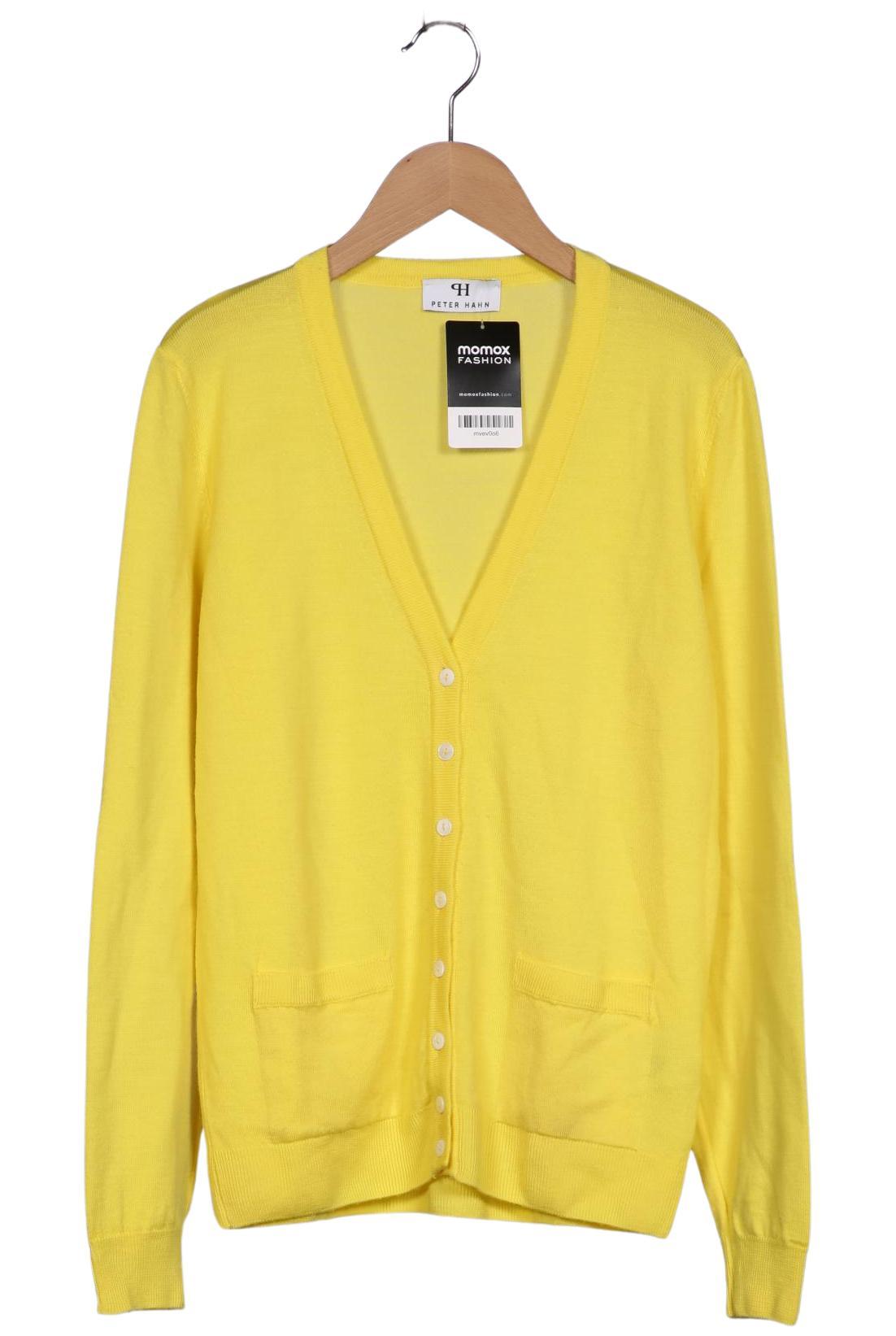 

Peter Hahn Damen Strickjacke, gelb, Gr. 38