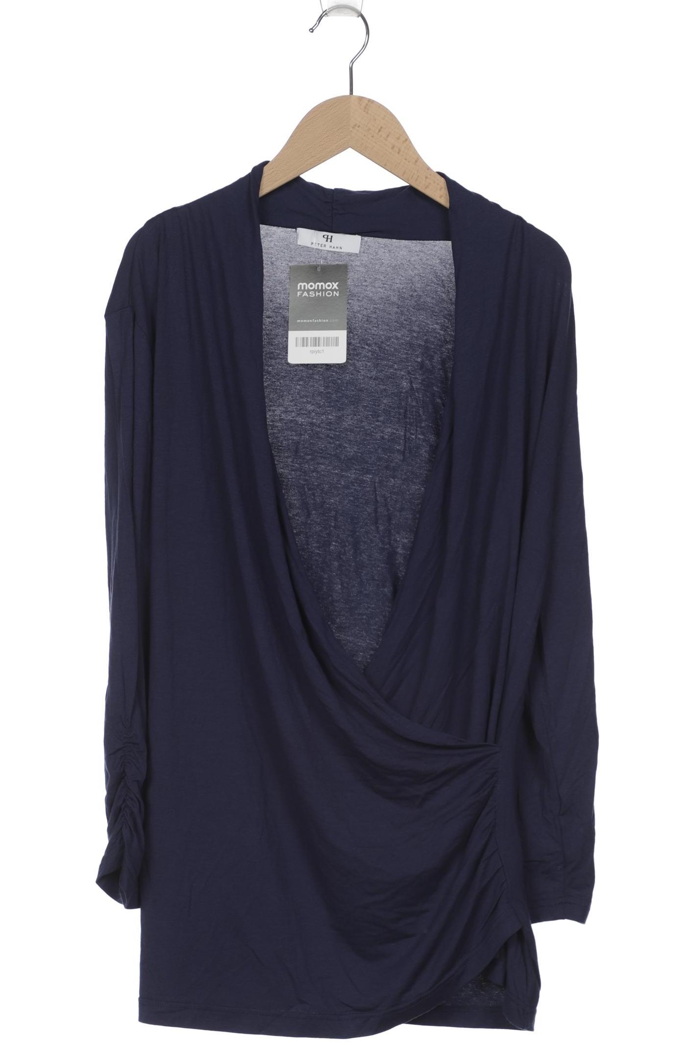 

Peter Hahn Damen Langarmshirt, marineblau, Gr. 46