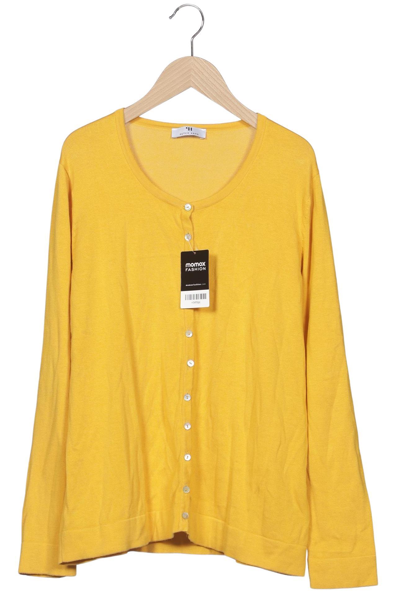 

Peter Hahn Damen Strickjacke, gelb, Gr. 46