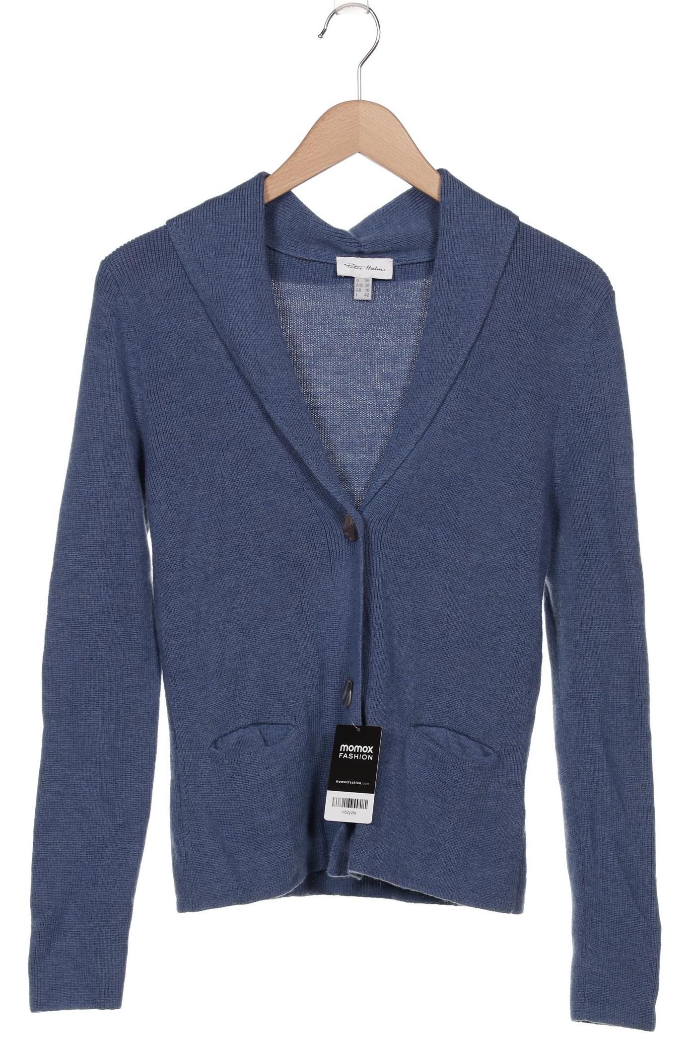 

Peter Hahn Damen Strickjacke, blau, Gr. 36