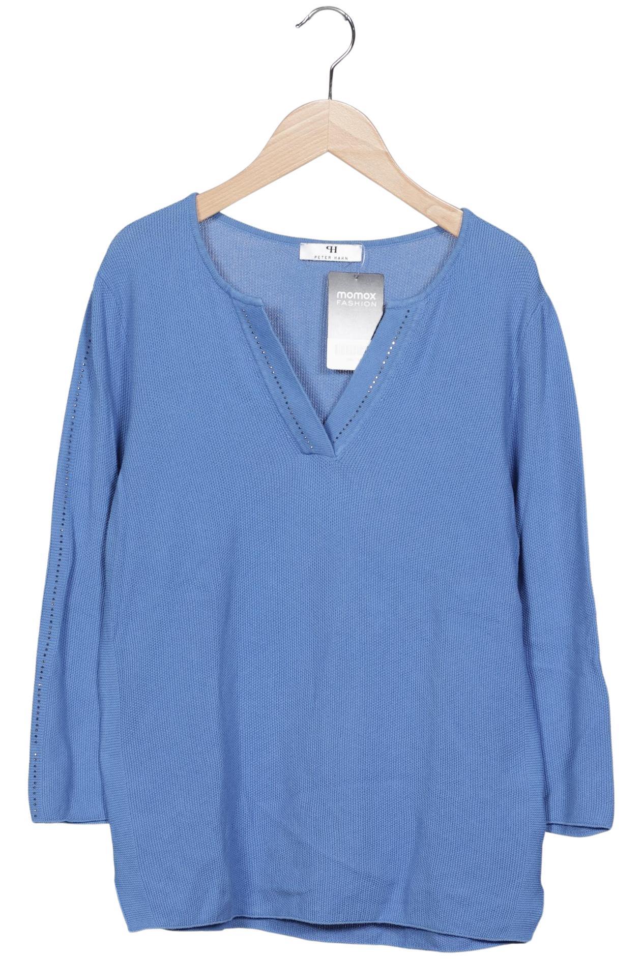 

Peter Hahn Damen Pullover, blau, Gr. 40
