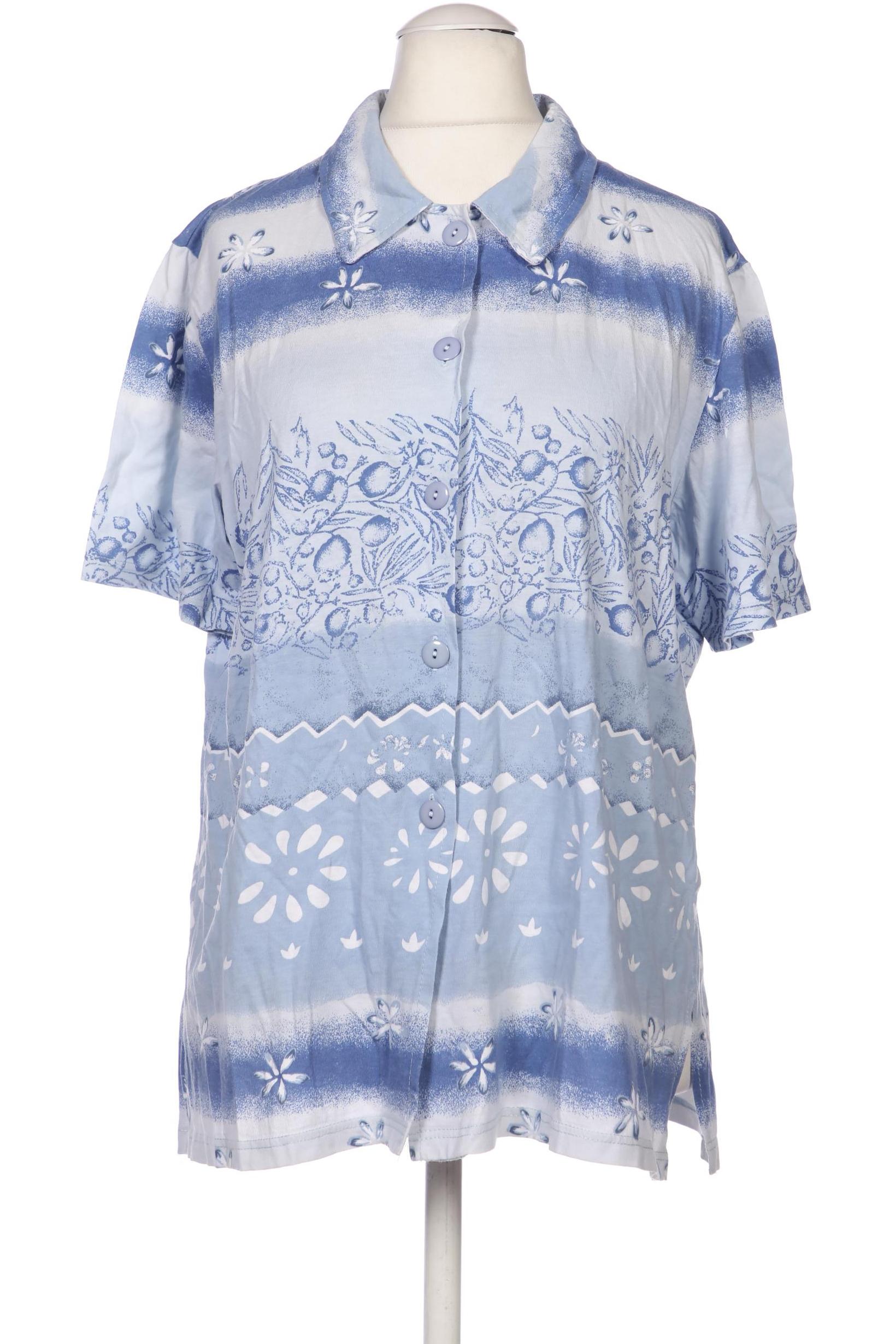 

Peter Hahn Damen Bluse, blau, Gr. 40