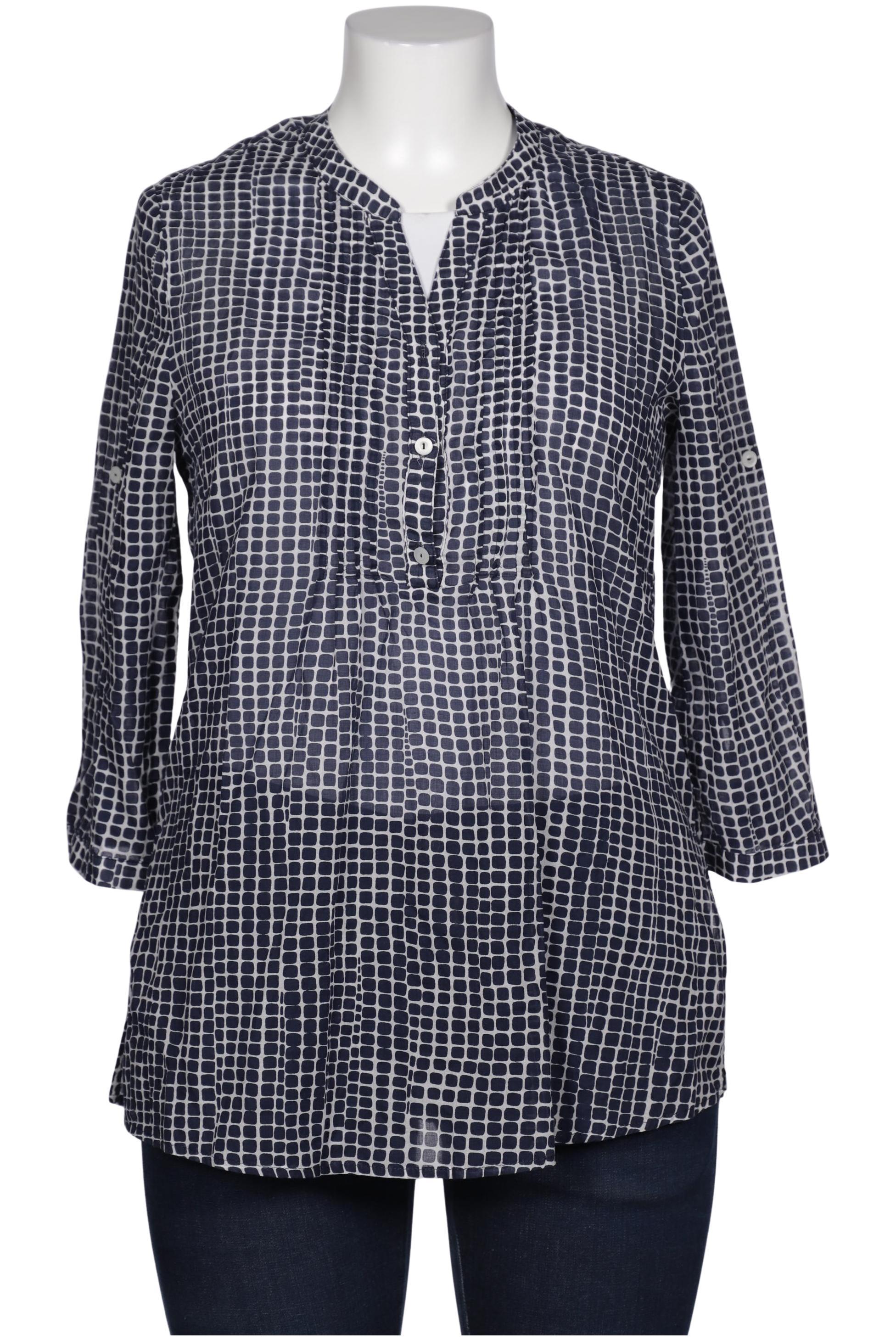 

Peter Hahn Damen Bluse, marineblau, Gr. 44