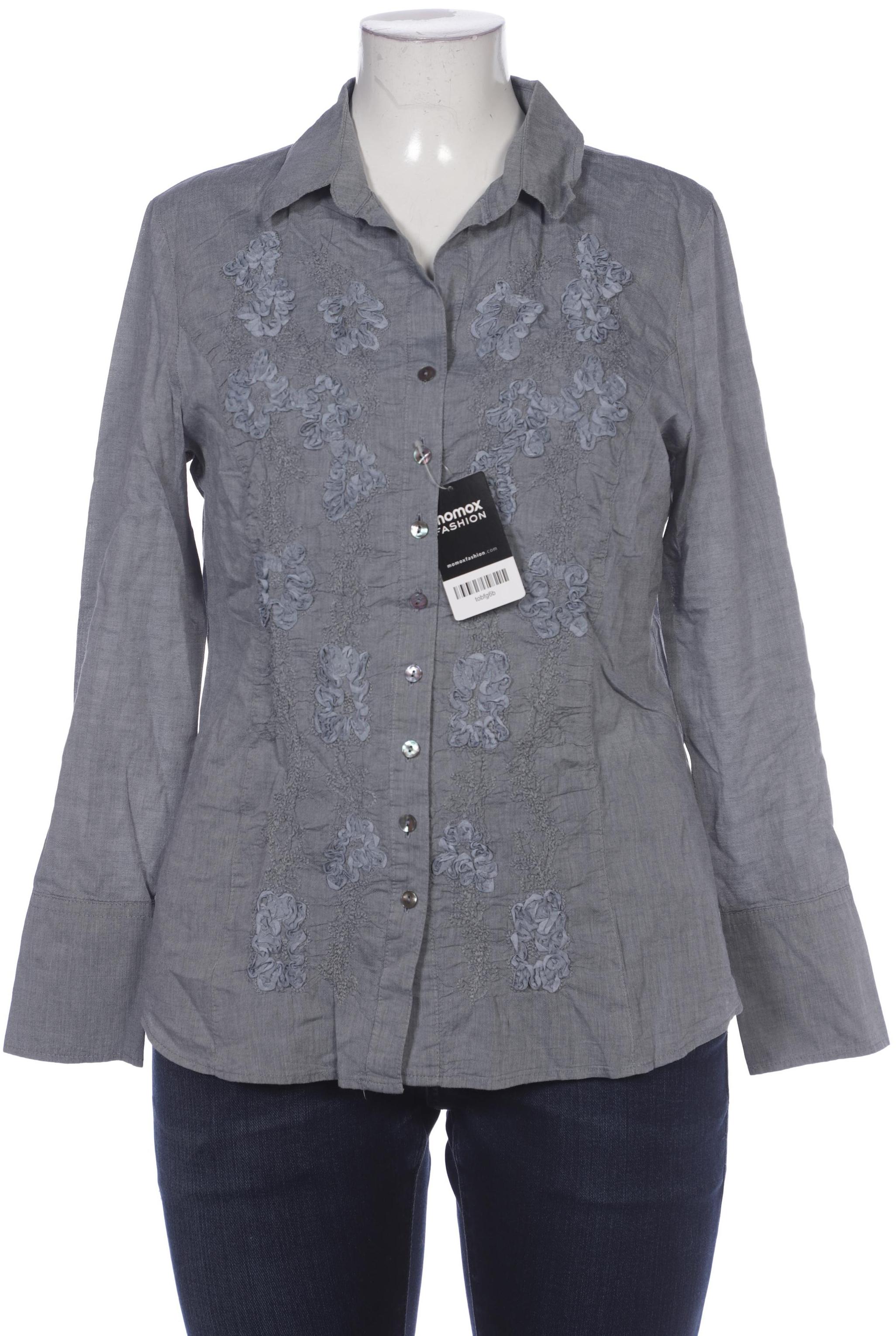 

Peter Hahn Damen Bluse, grau, Gr. 42