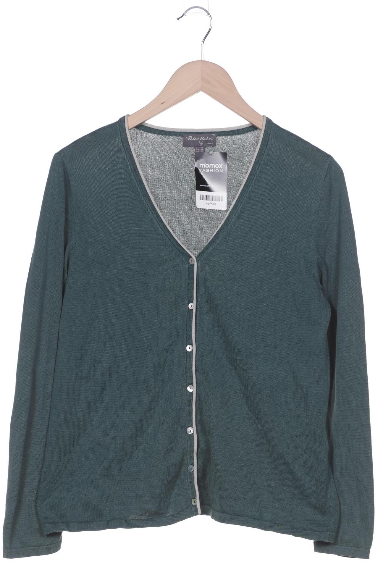 

Peter Hahn Damen Strickjacke, türkis, Gr. 38