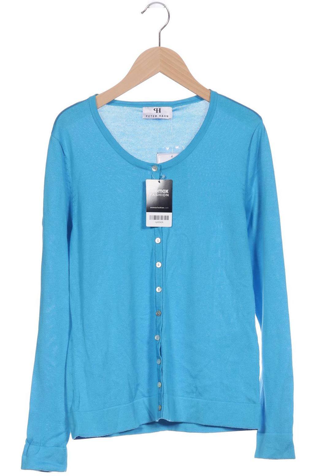 

Peter Hahn Damen Strickjacke, blau, Gr. 38