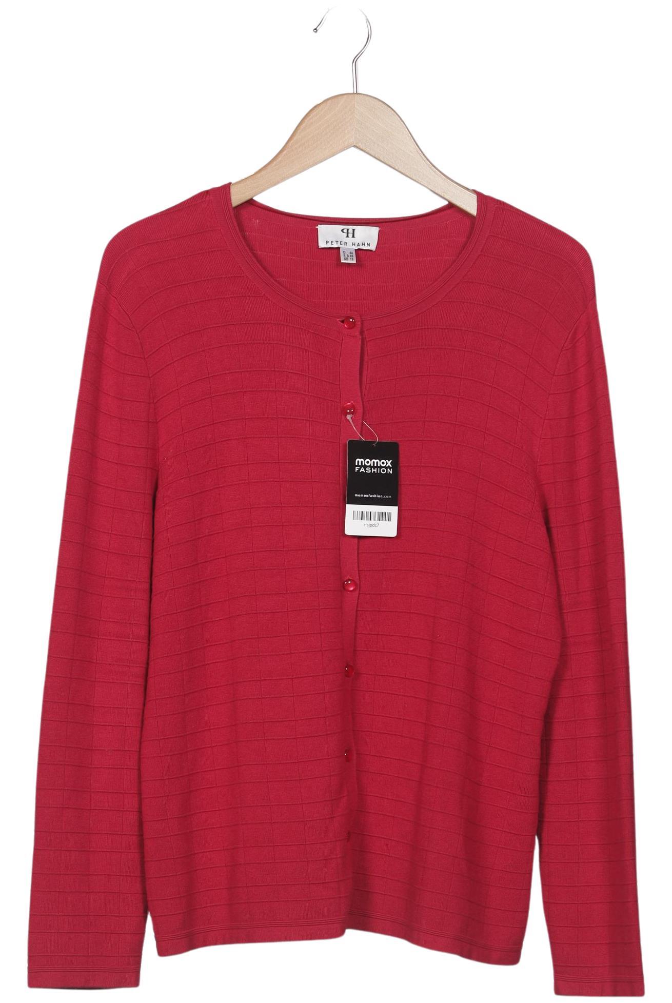 

Peter Hahn Damen Strickjacke, rot, Gr. 44