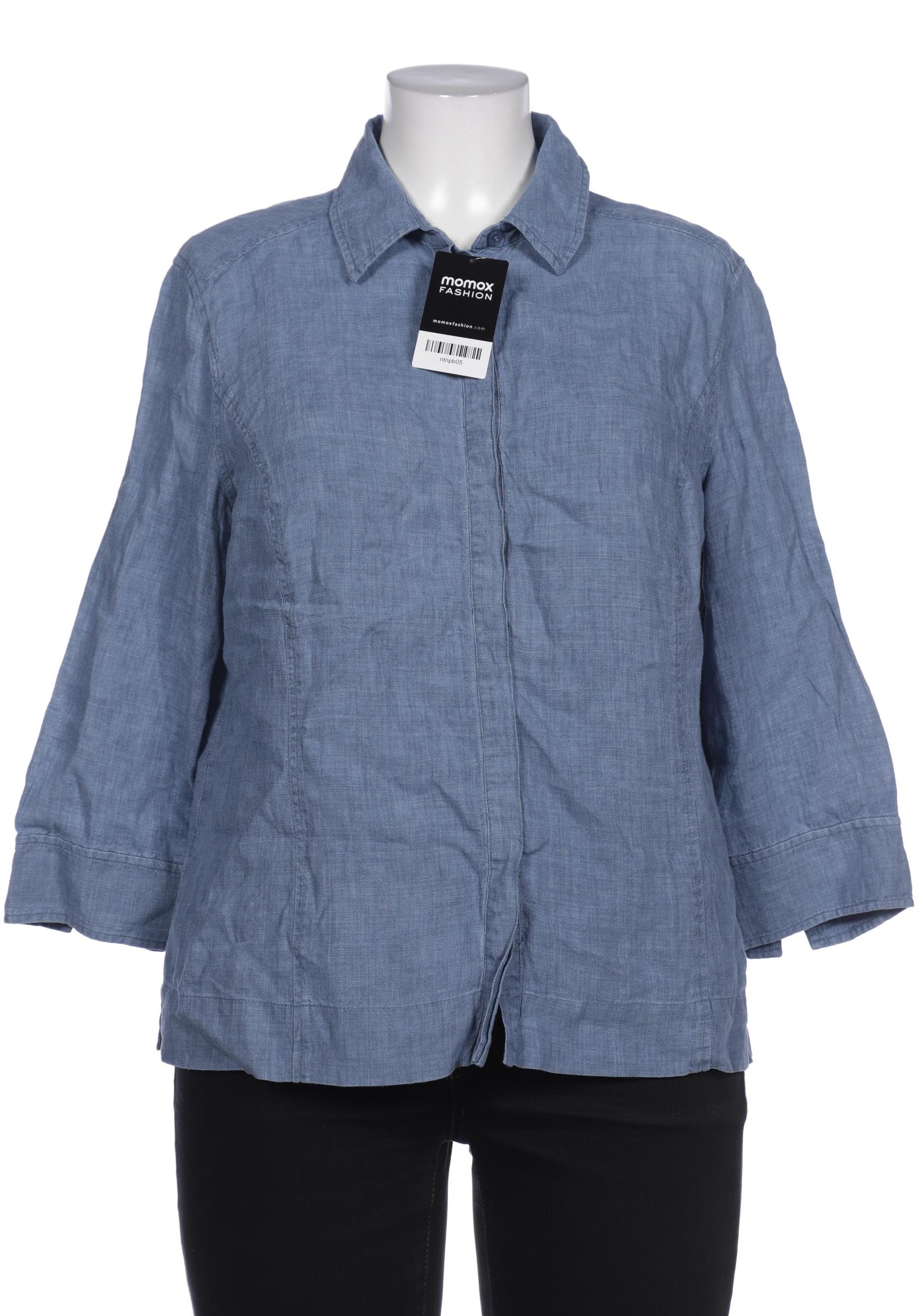 

Peter Hahn Damen Bluse, blau, Gr. 42