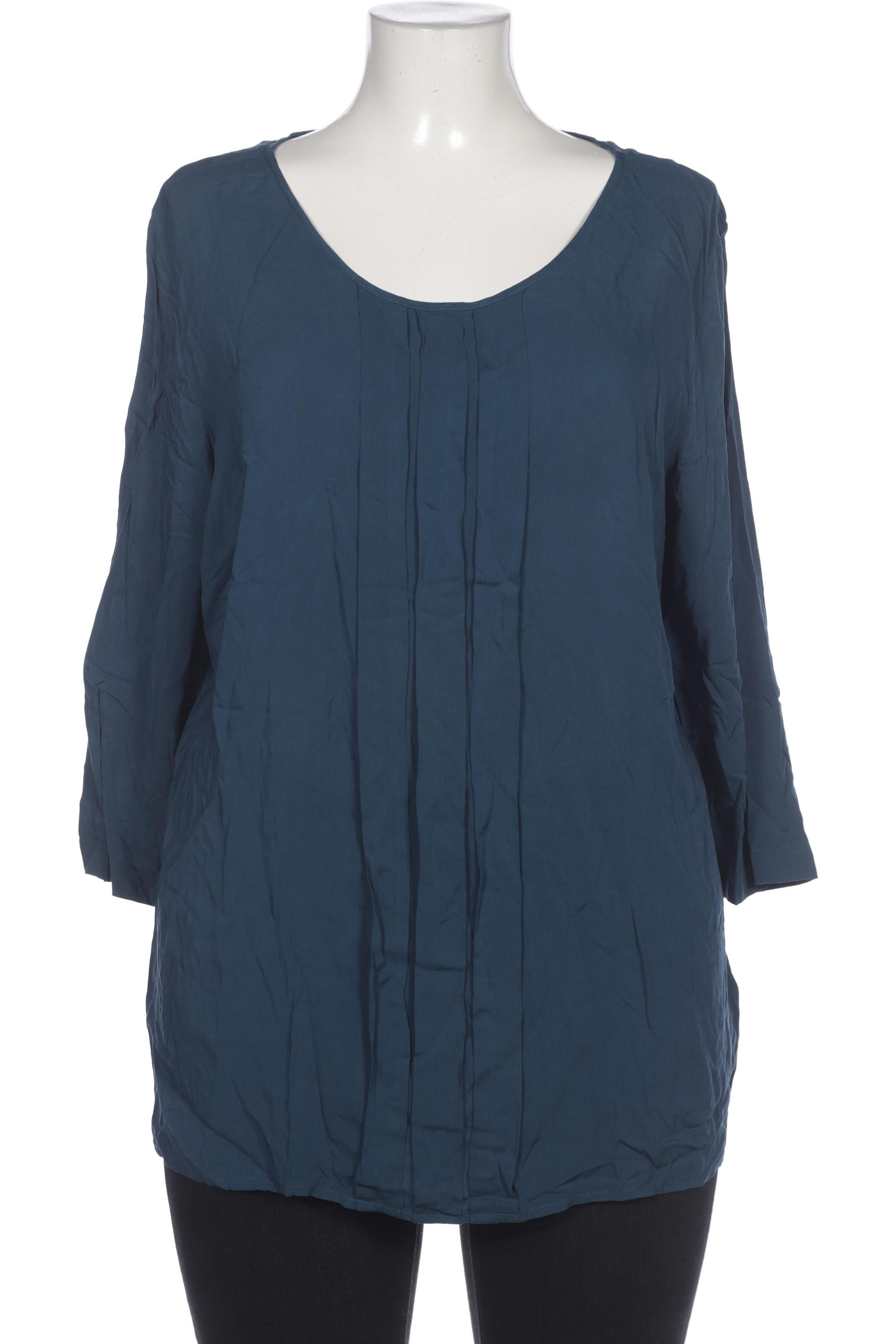 

Peter Hahn Damen Bluse, blau, Gr. 48