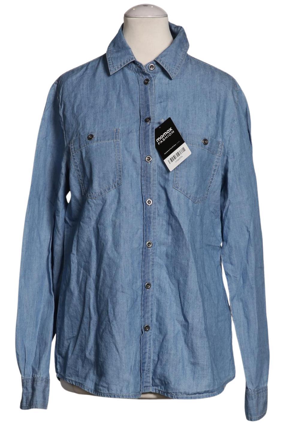 

Peter Hahn Damen Bluse, blau, Gr. 36