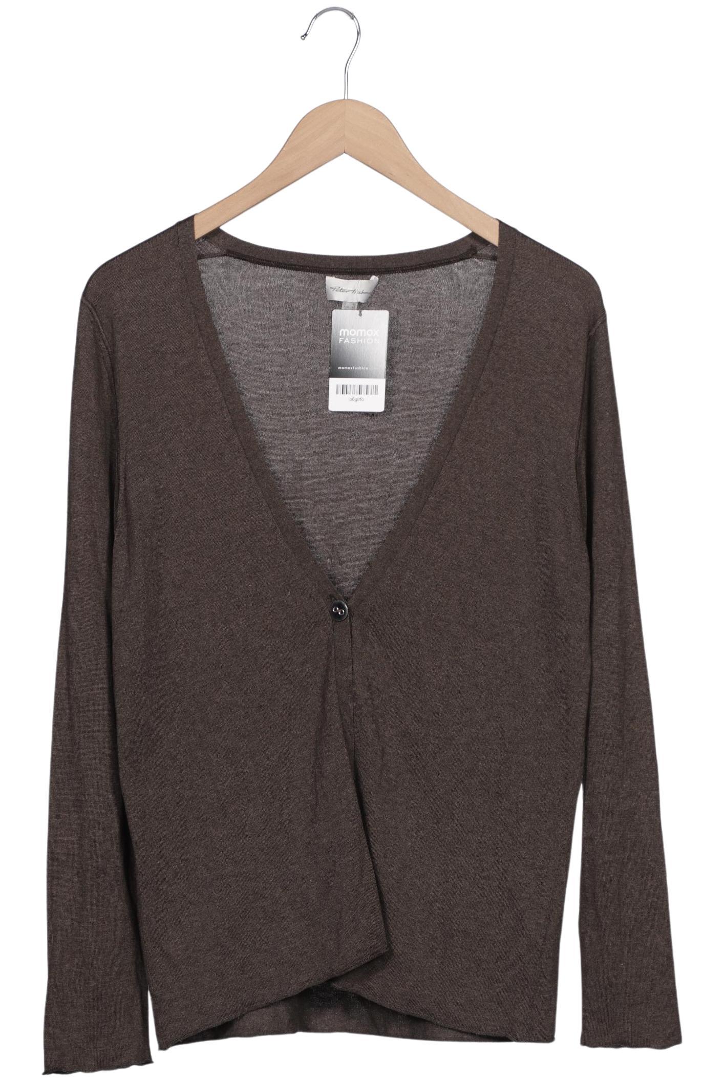 

Peter Hahn Damen Strickjacke, braun, Gr. 40
