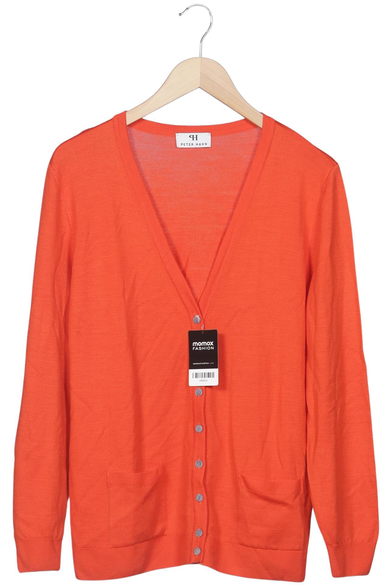 

Peter Hahn Damen Strickjacke, orange, Gr. 46