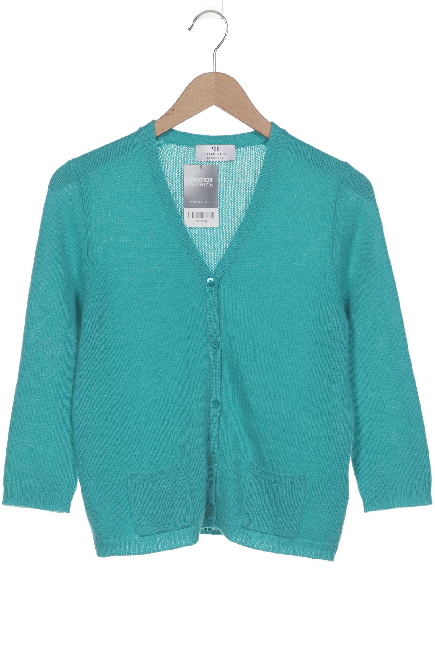 

Peter Hahn Damen Strickjacke, türkis, Gr. 40