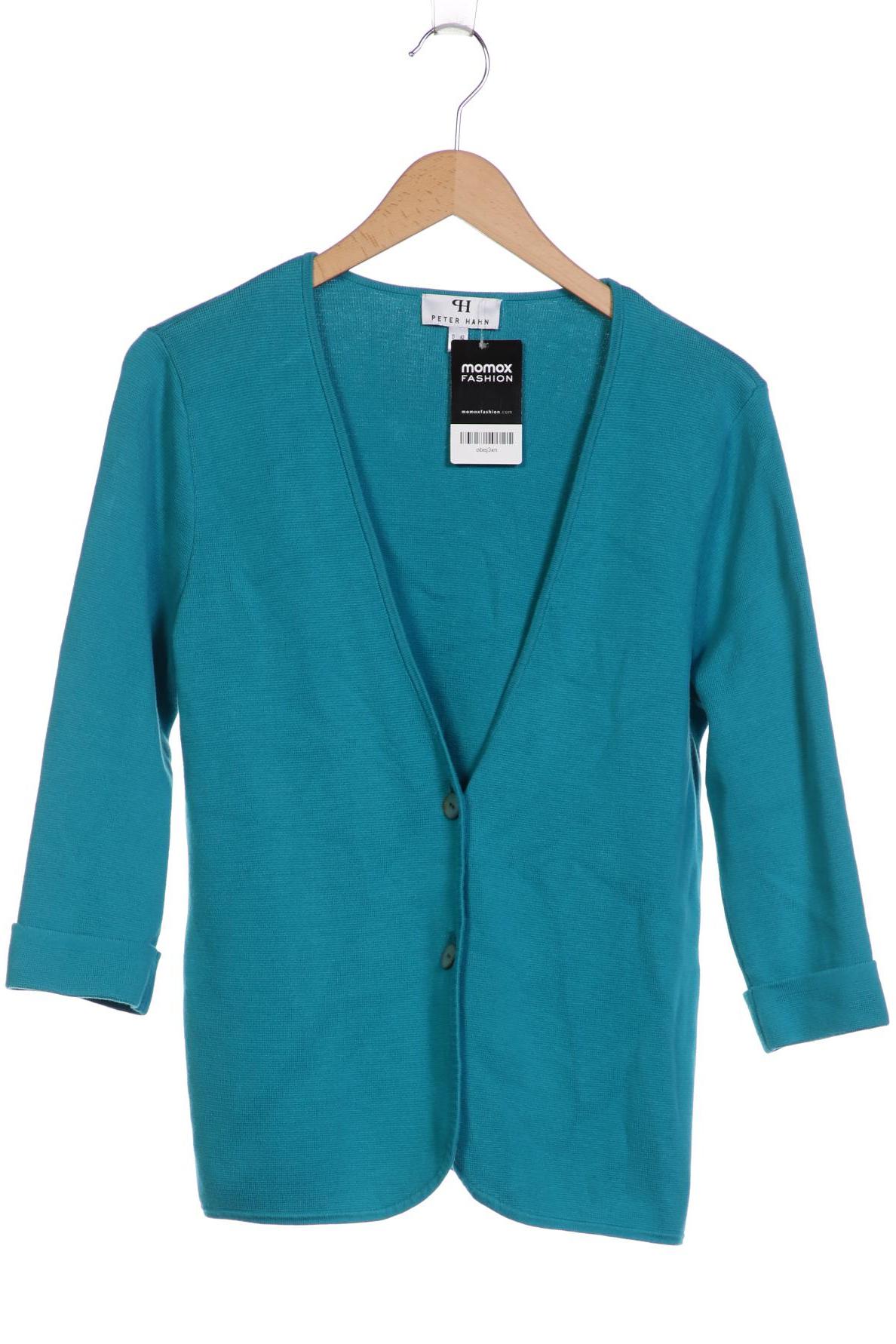 

Peter Hahn Damen Strickjacke, türkis, Gr. 42
