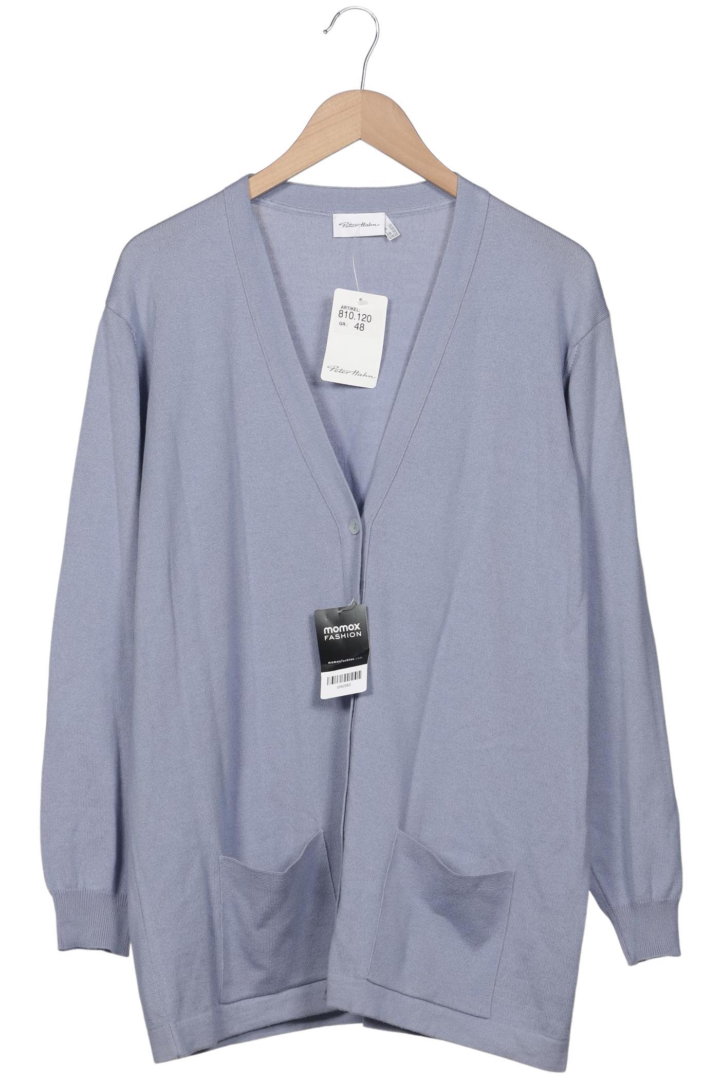 

Peter Hahn Damen Strickjacke, hellblau, Gr. 48