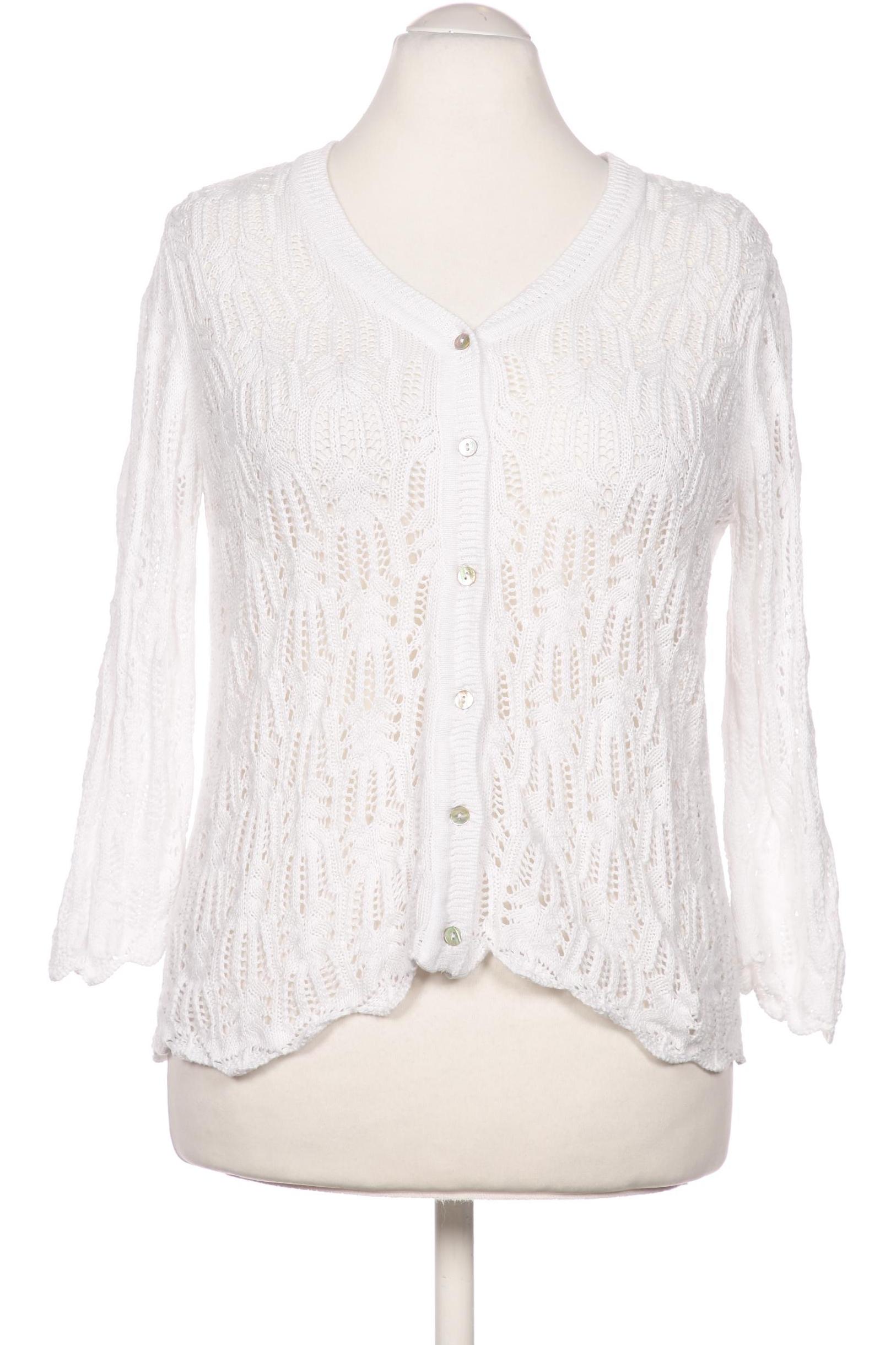 

Peter Hahn Damen Strickjacke, weiß, Gr. 44