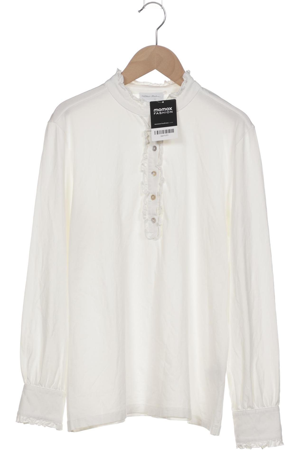 

Peter Hahn Damen Langarmshirt, weiß, Gr. 42