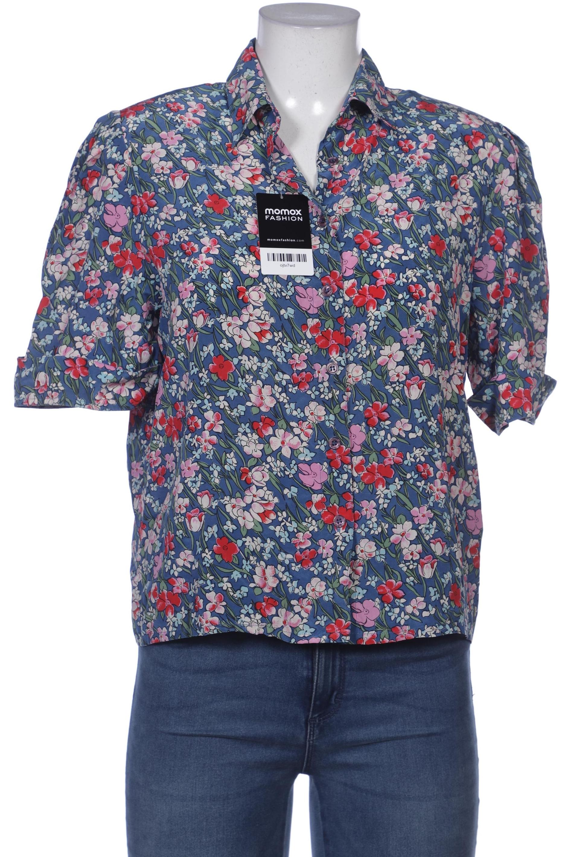 

Peter Hahn Damen Bluse, blau, Gr. 40