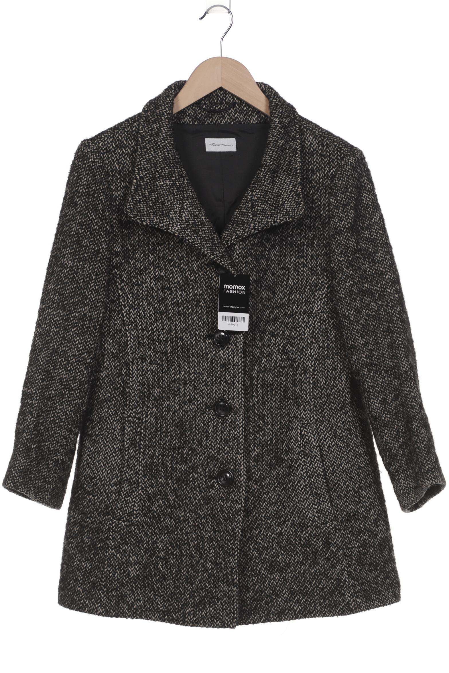 

Peter Hahn Damen Mantel, schwarz, Gr. 18